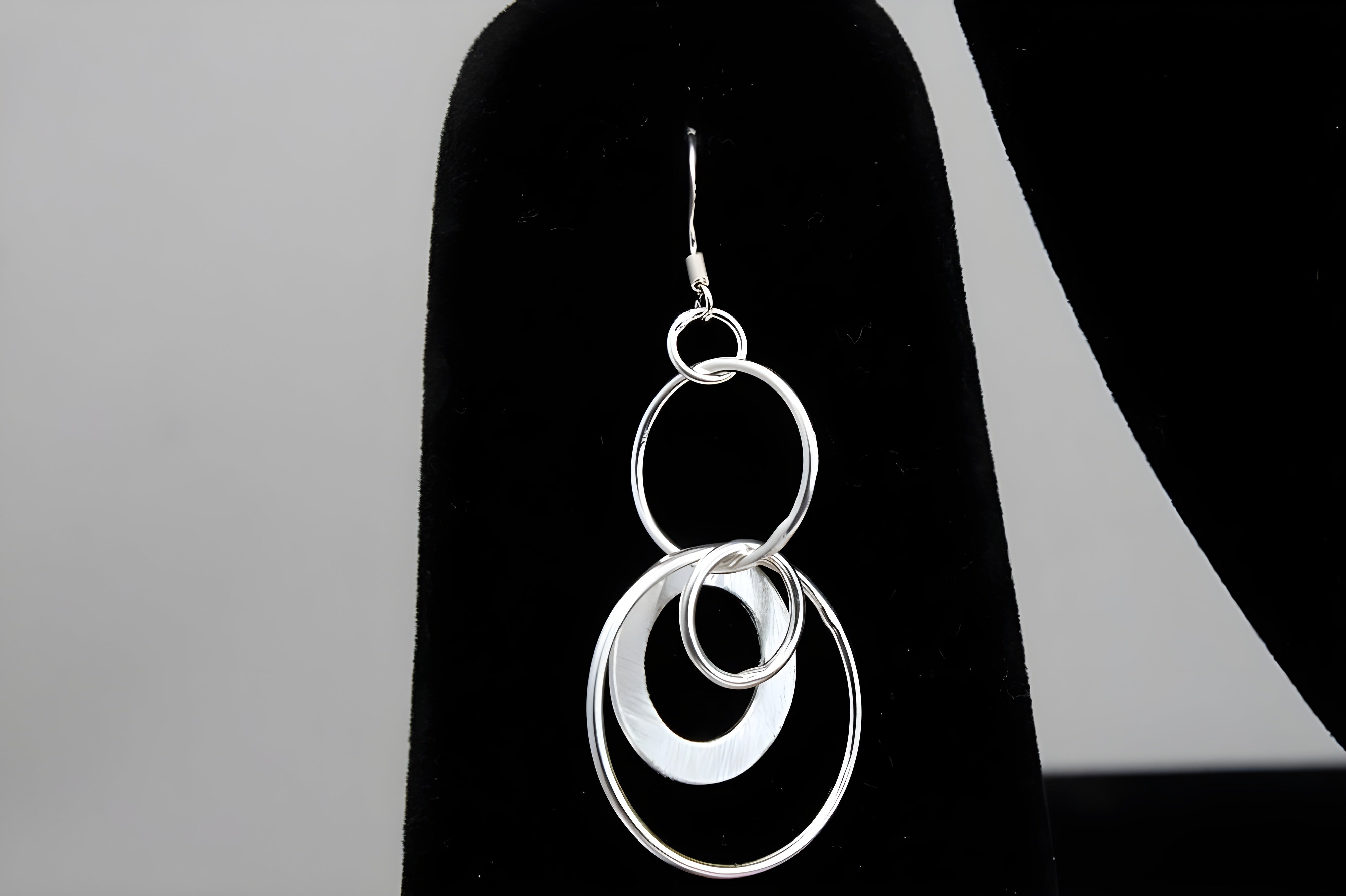 Sterling Silver Artistic Flourish Earrings