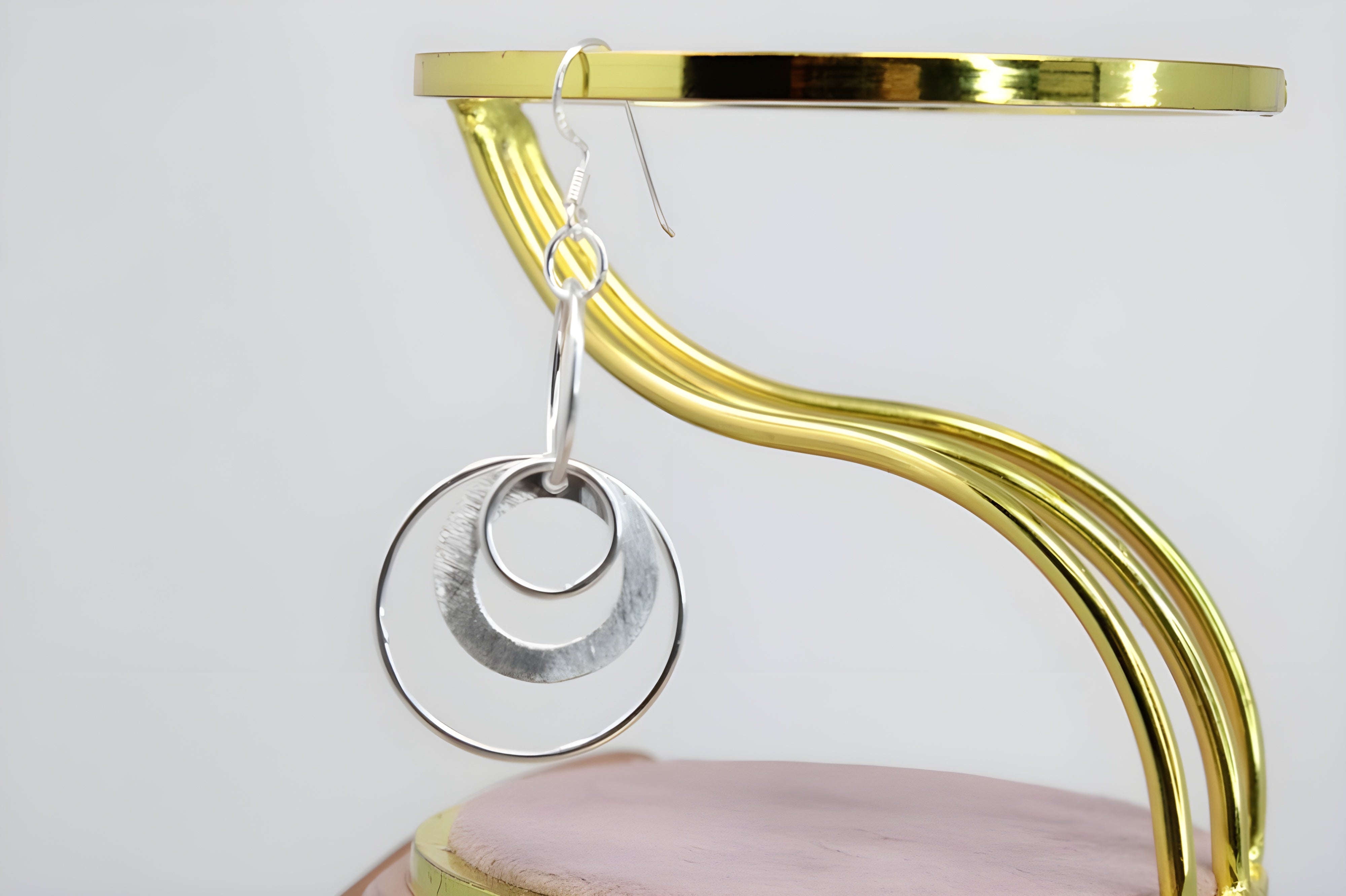 Sterling Silver Artistic Flourish Earrings