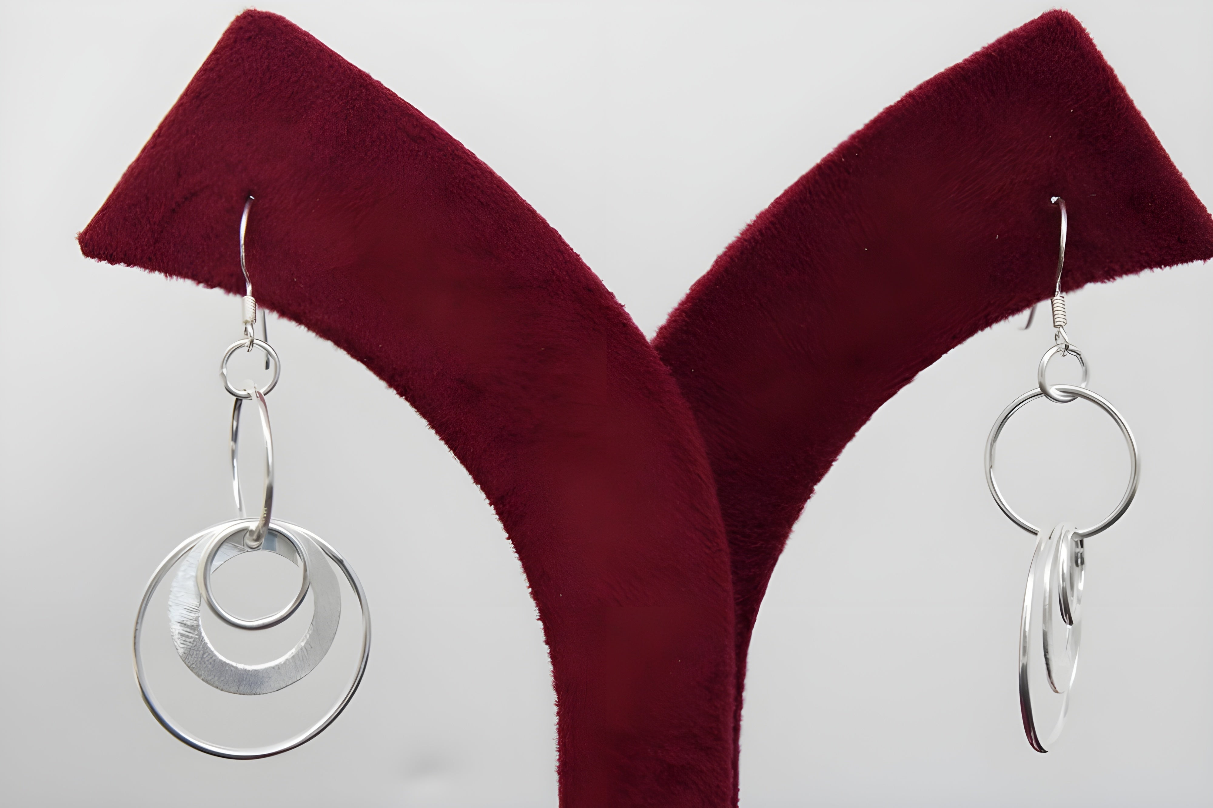 Sterling Silver Artistic Flourish Earrings