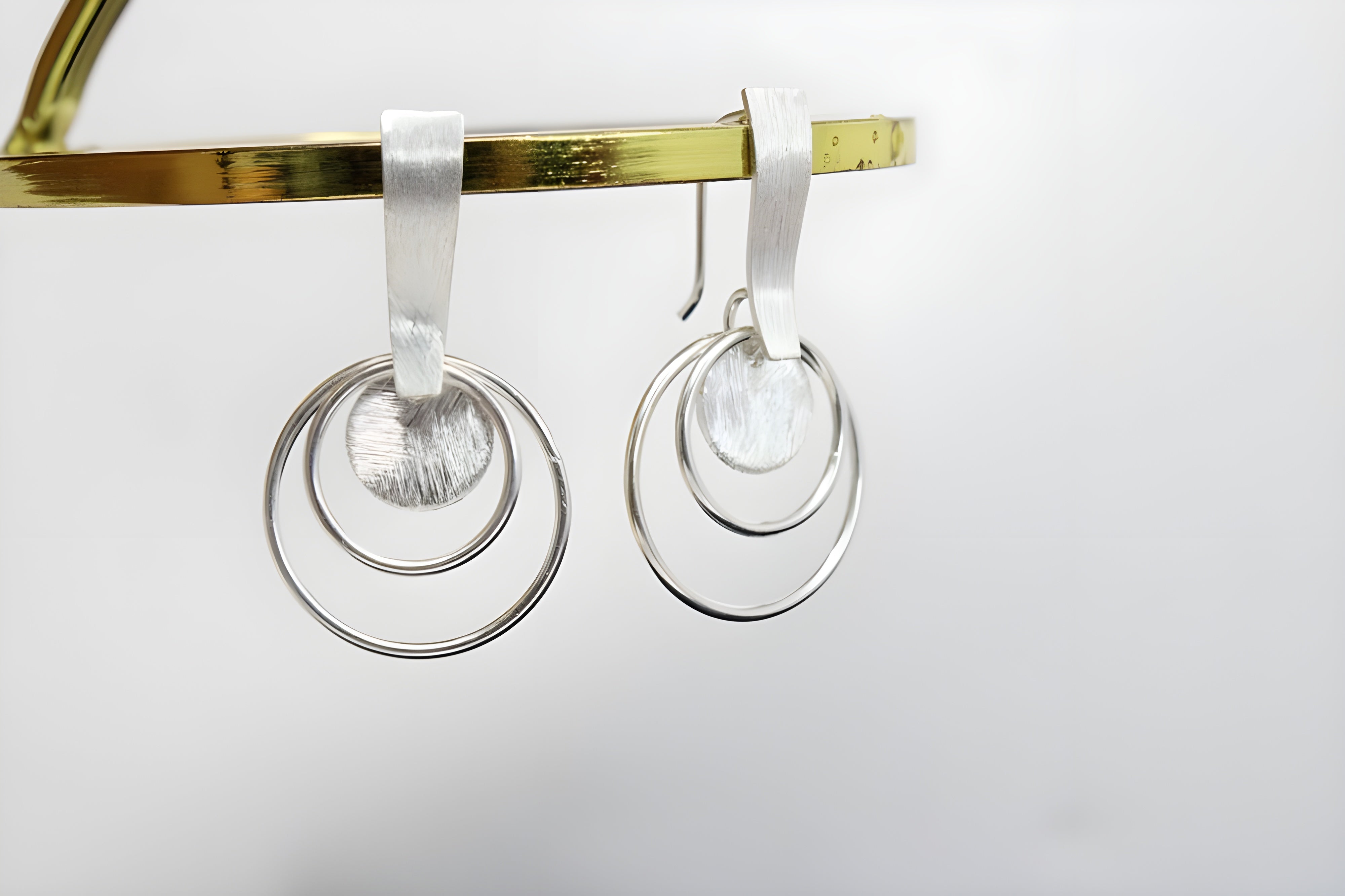 Sterling Silver VeeLux Premium Crystal Chic Earrings