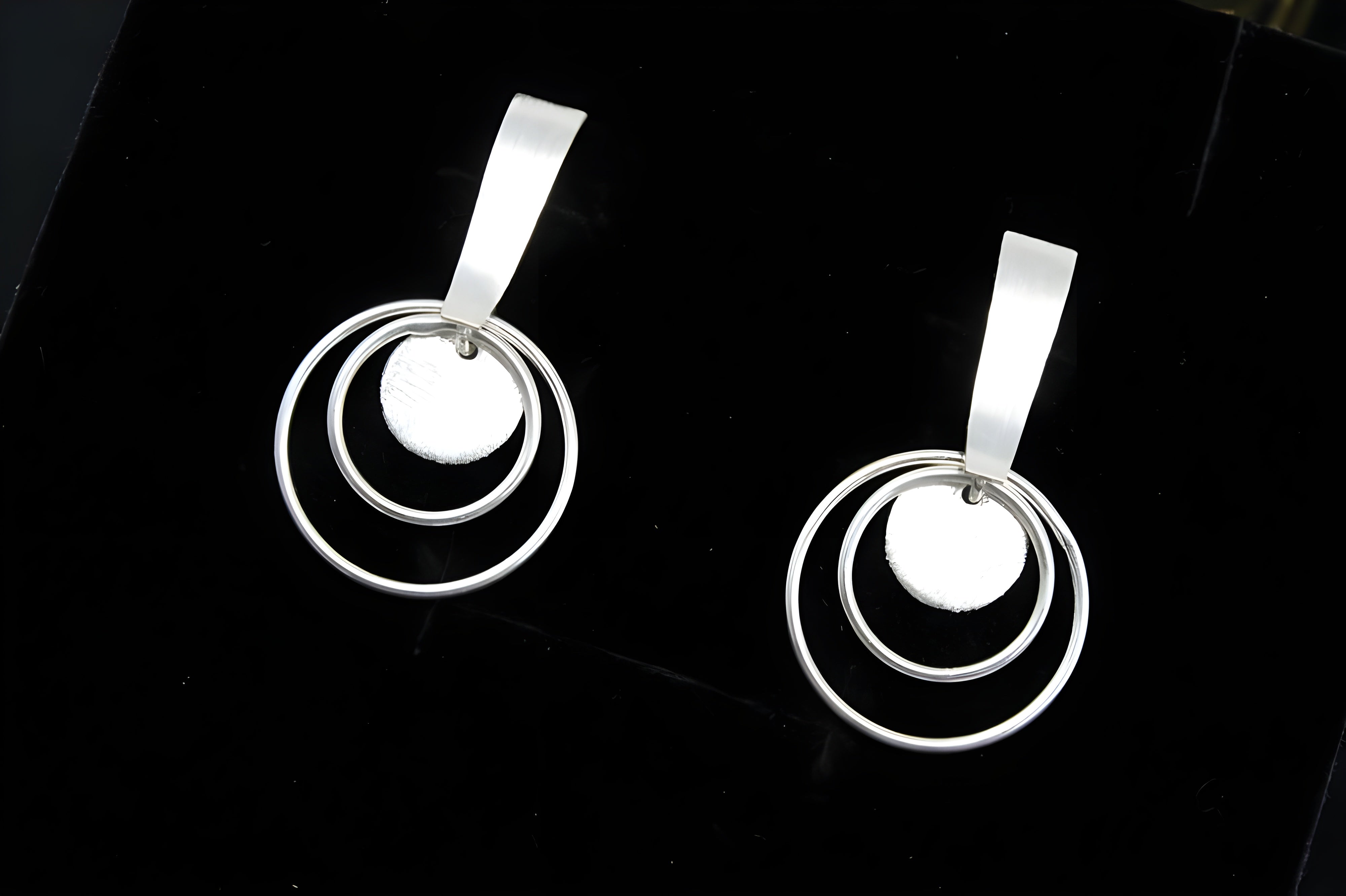 Sterling Silver VeeLux Premium Crystal Chic Earrings