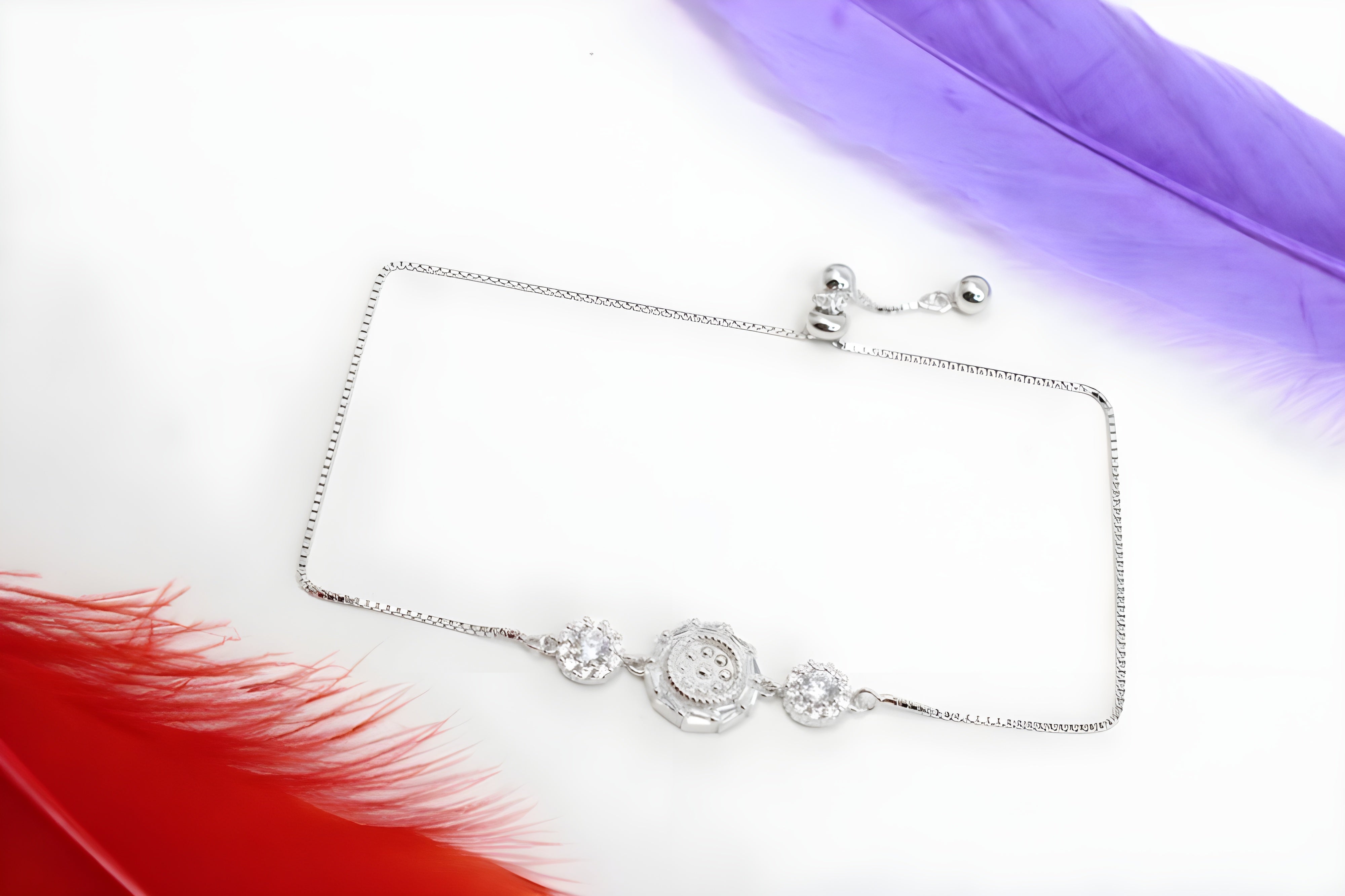 VeeLux Silver Eternity Bracelet