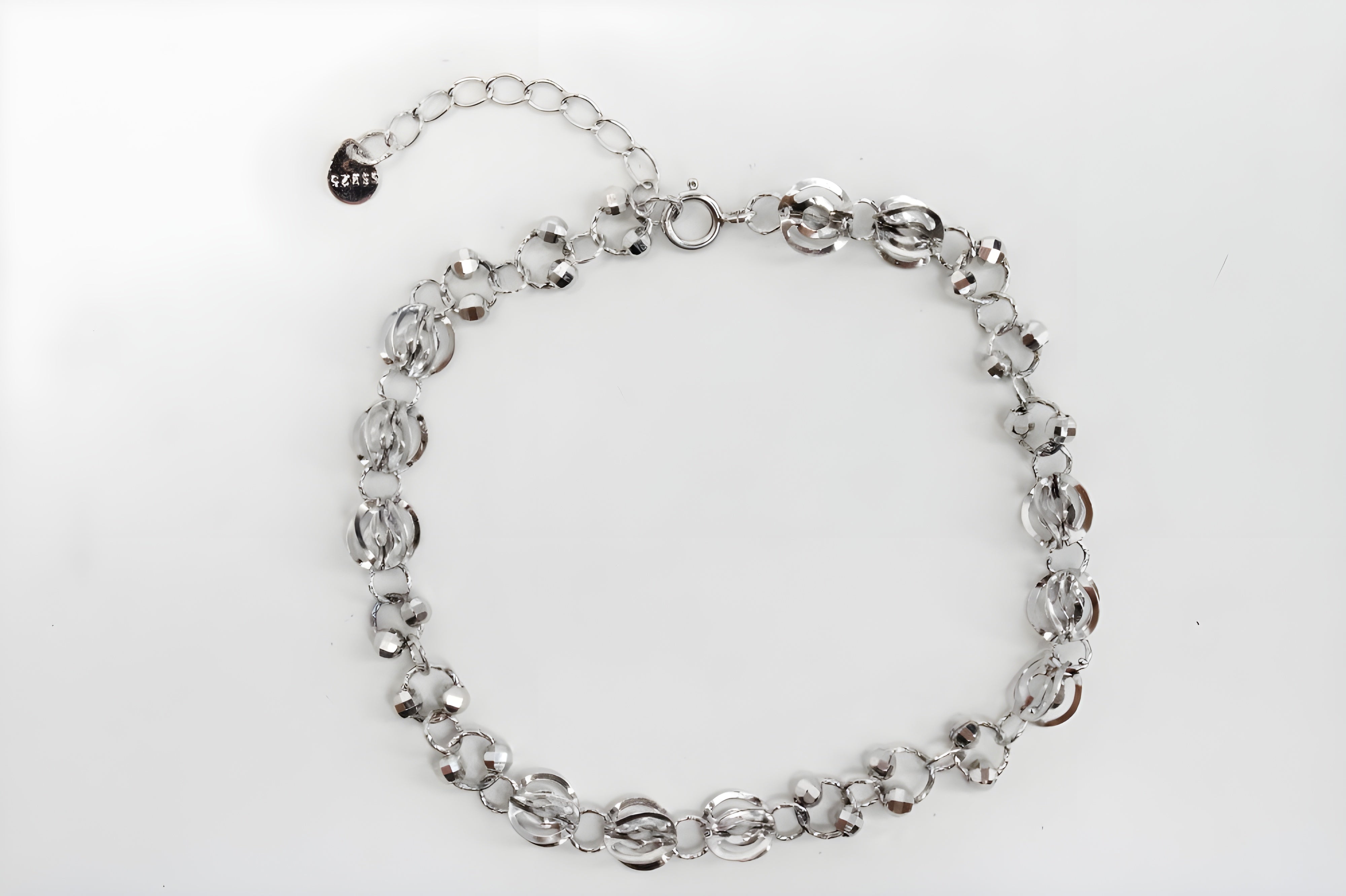 Eternal Grace Interlocking Silver Bracelet