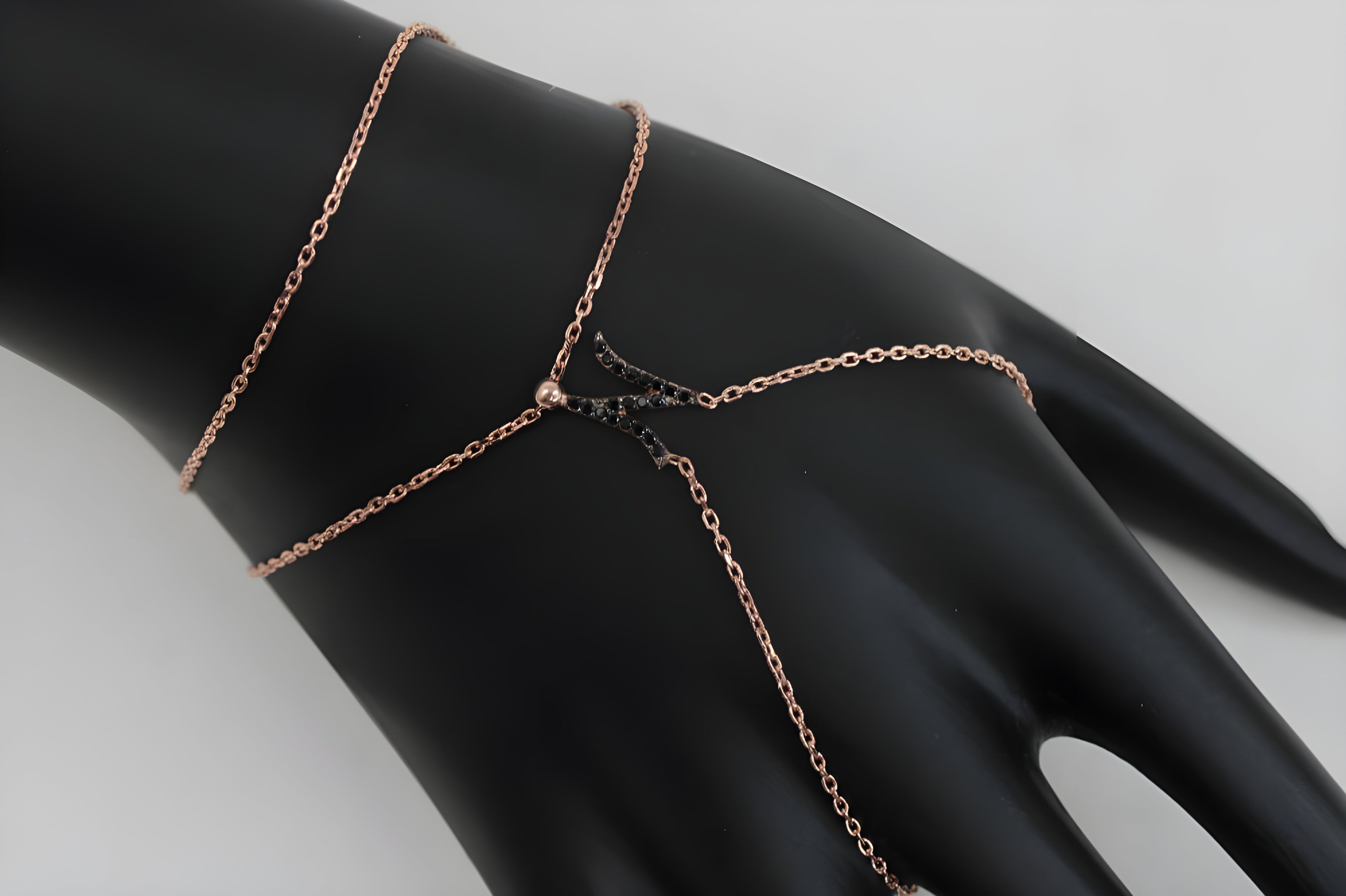 Shimmering Initial "N" Silver Bracelet