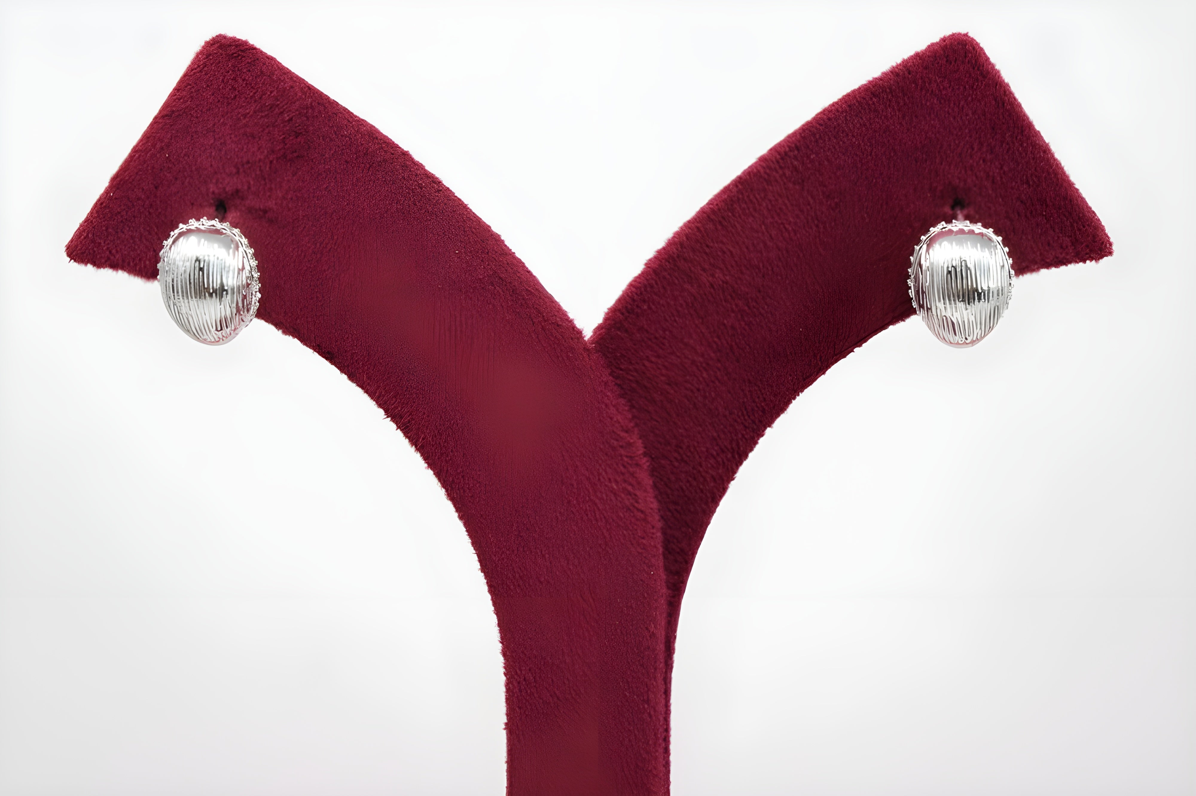 Radiant Silver Aura Earrings
