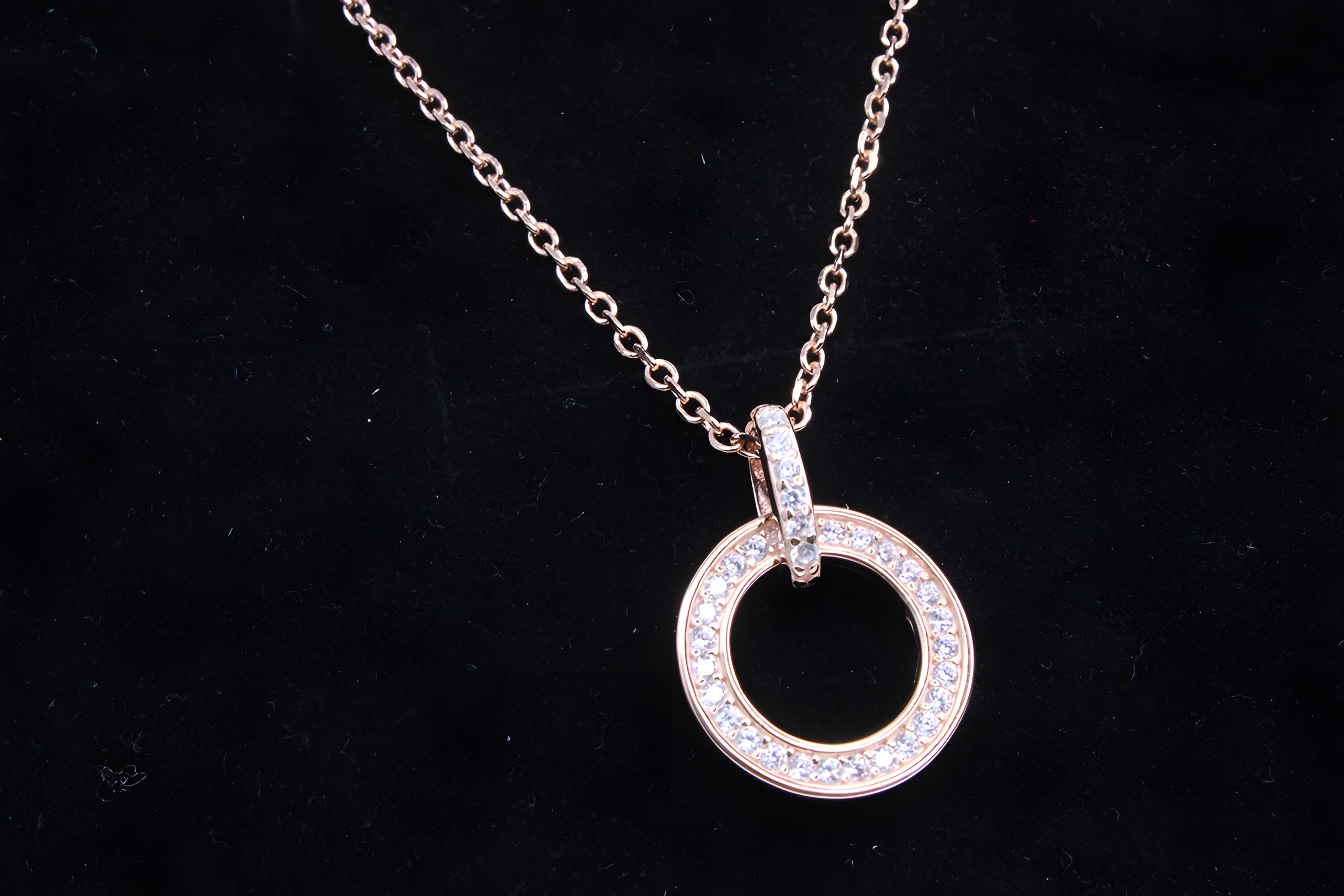 Timeless Elegance Sterling Silver with Copper-Gold Colour Pendant