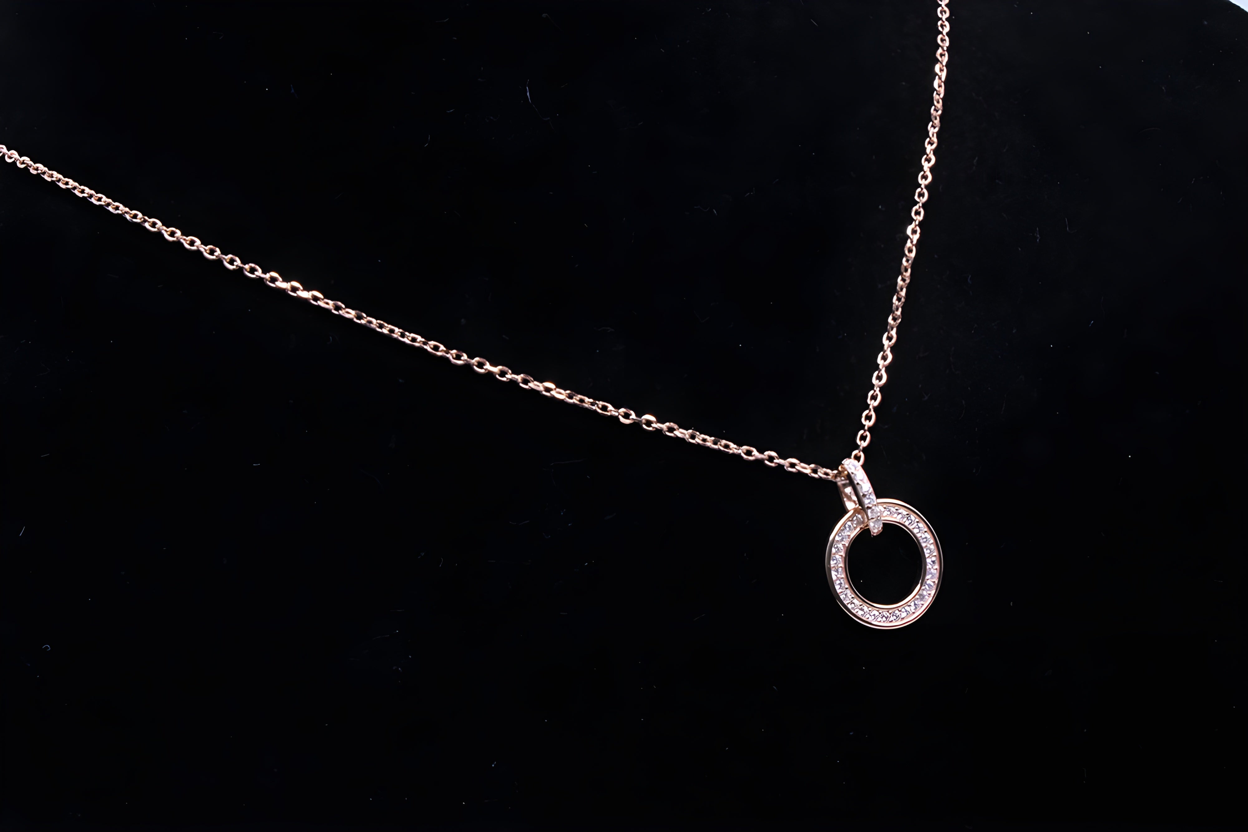 Timeless Elegance Sterling Silver with Copper-Gold Colour Pendant