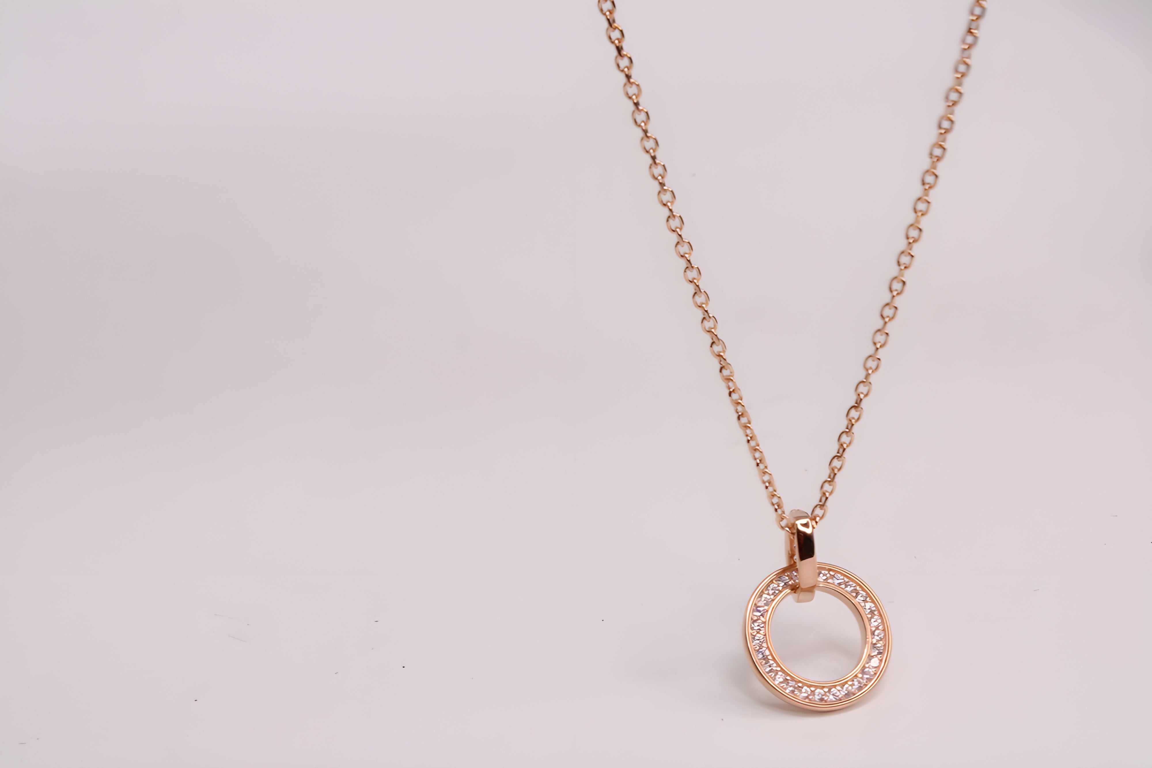 Timeless Elegance Sterling Silver with Copper-Gold Colour Pendant