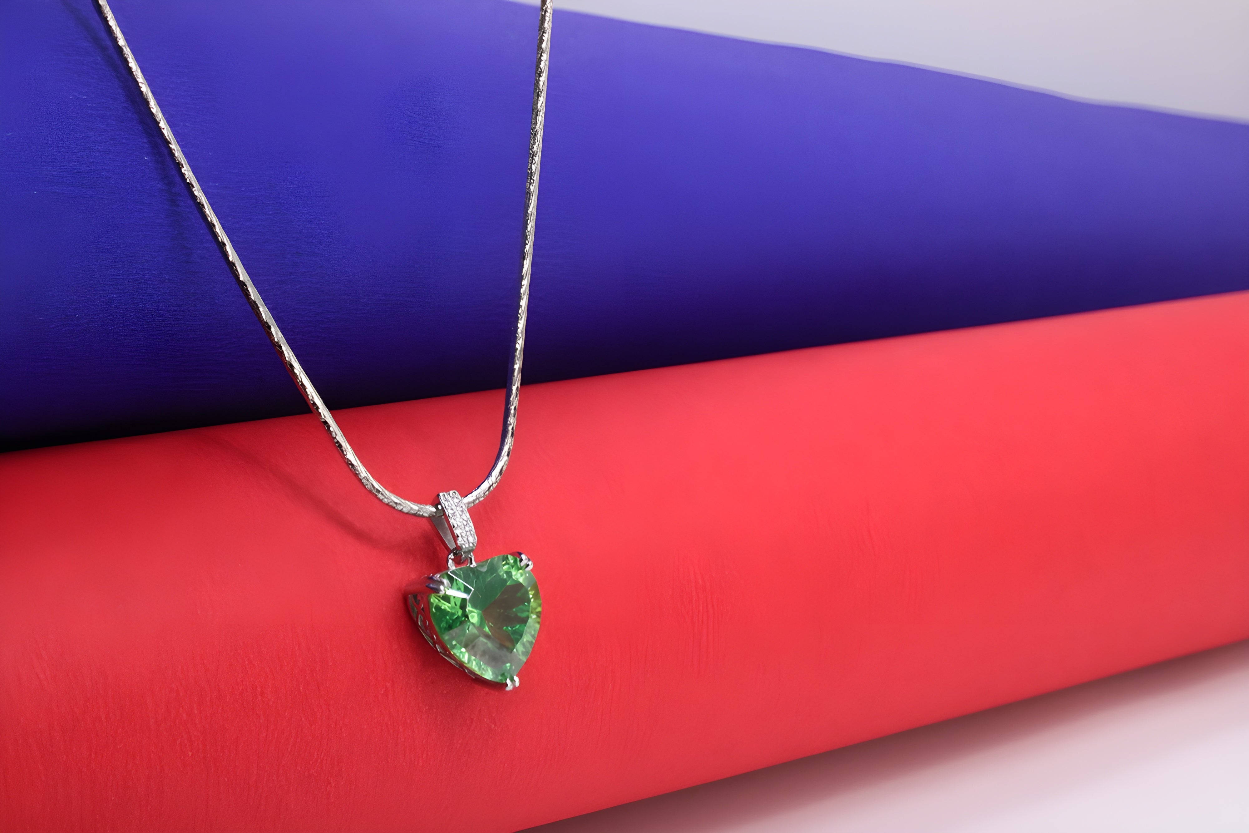 Enchanted Emerald Heart Pendant