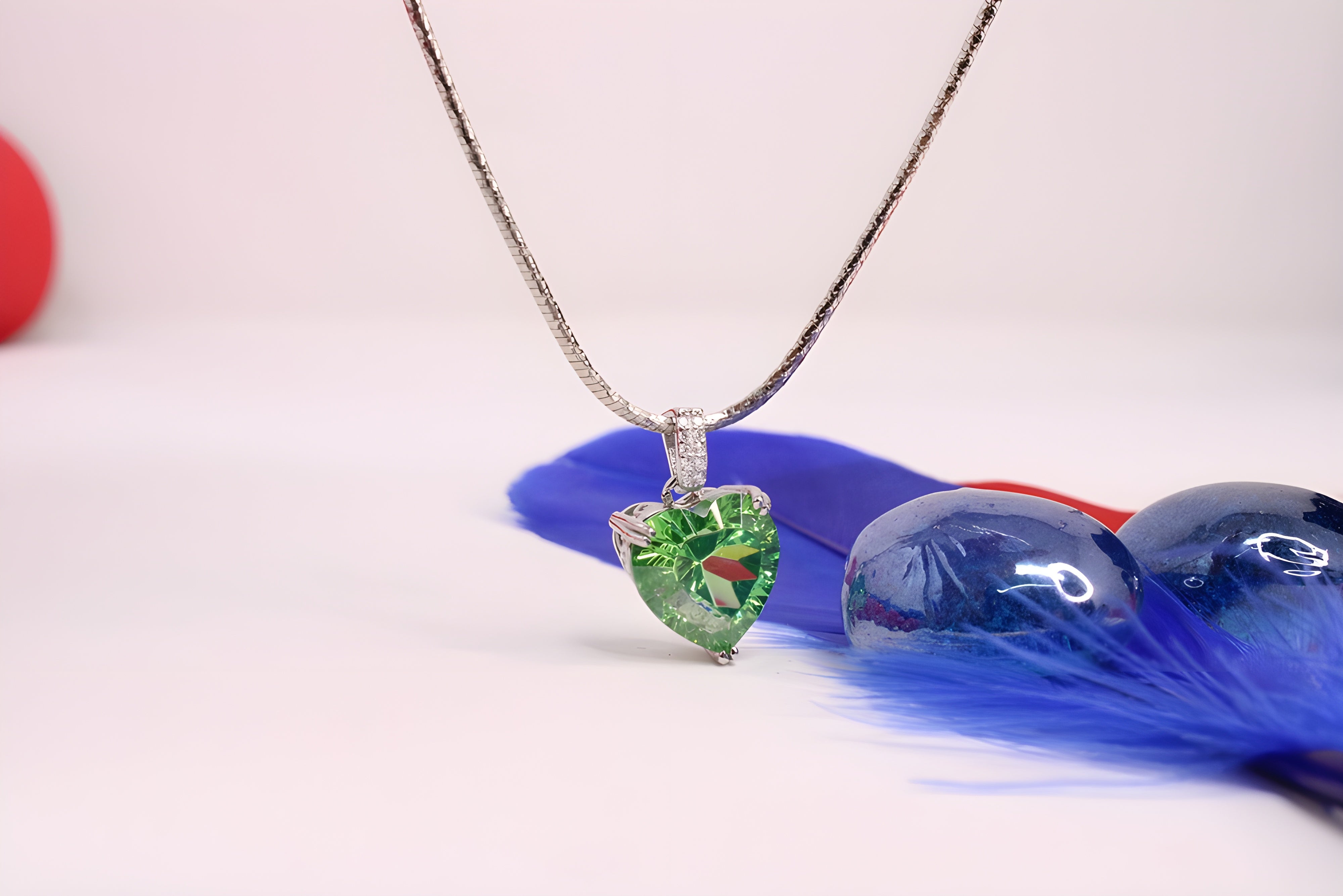 Enchanted Emerald Heart Pendant