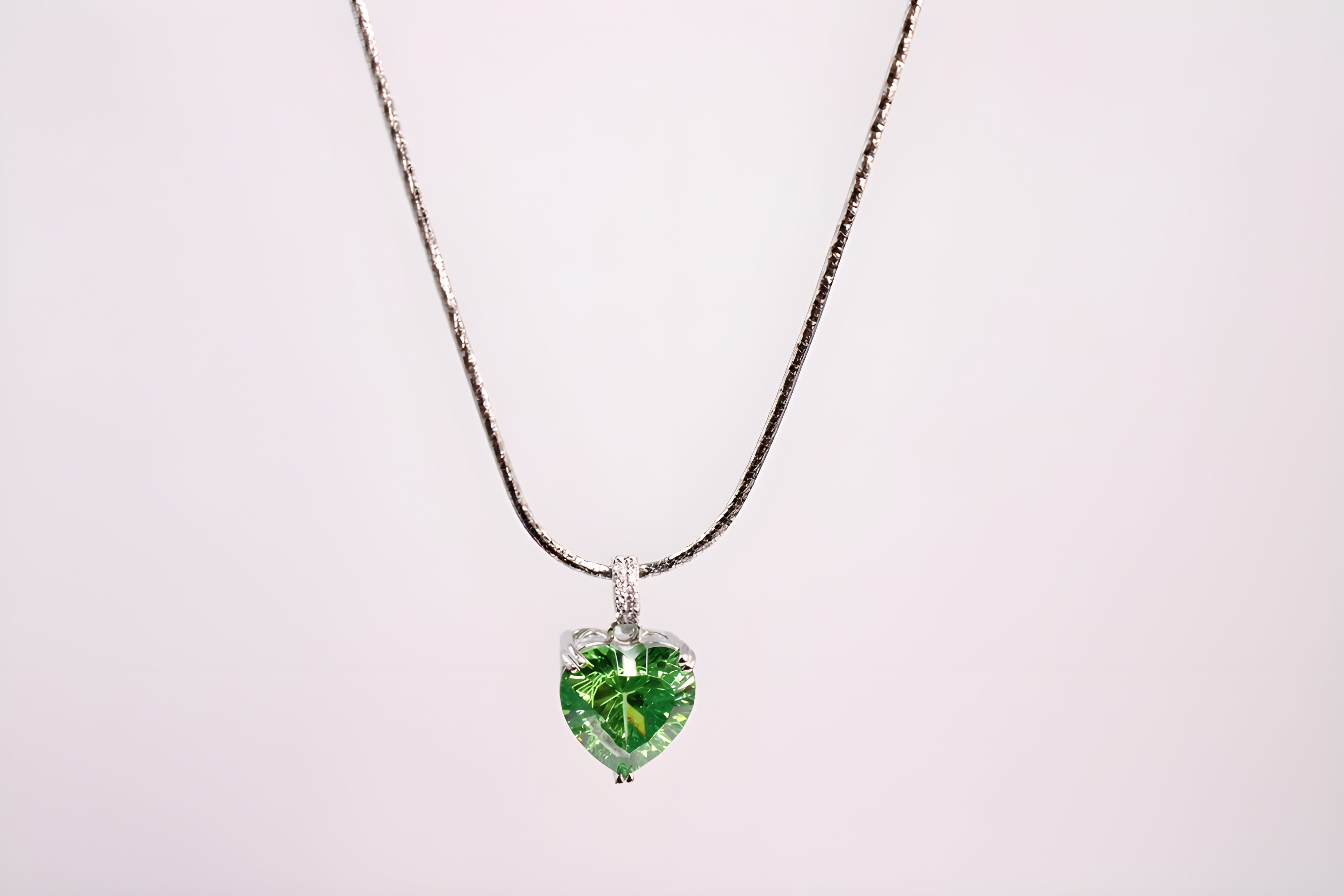Enchanted Emerald Heart Pendant
