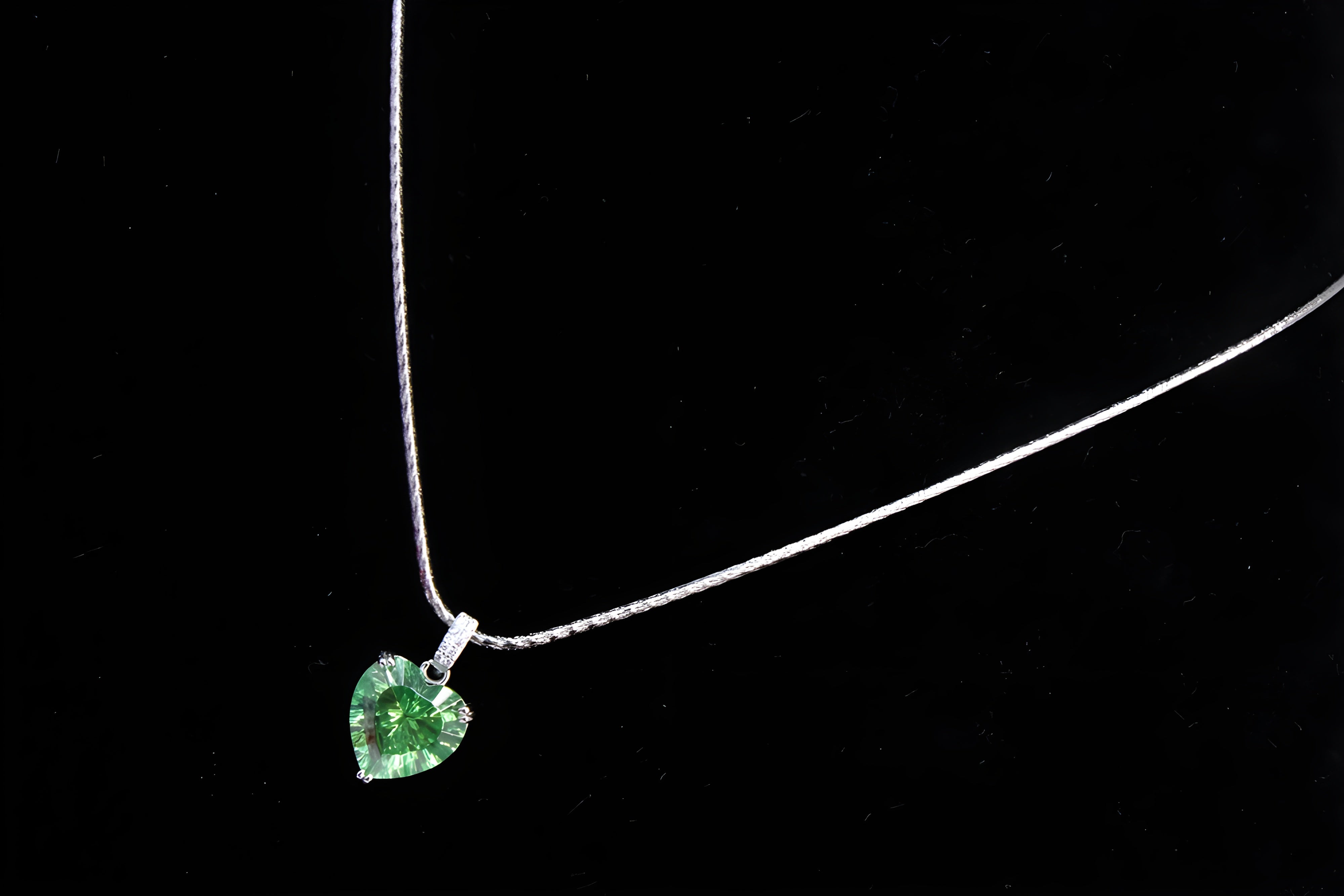 Enchanted Emerald Heart Pendant