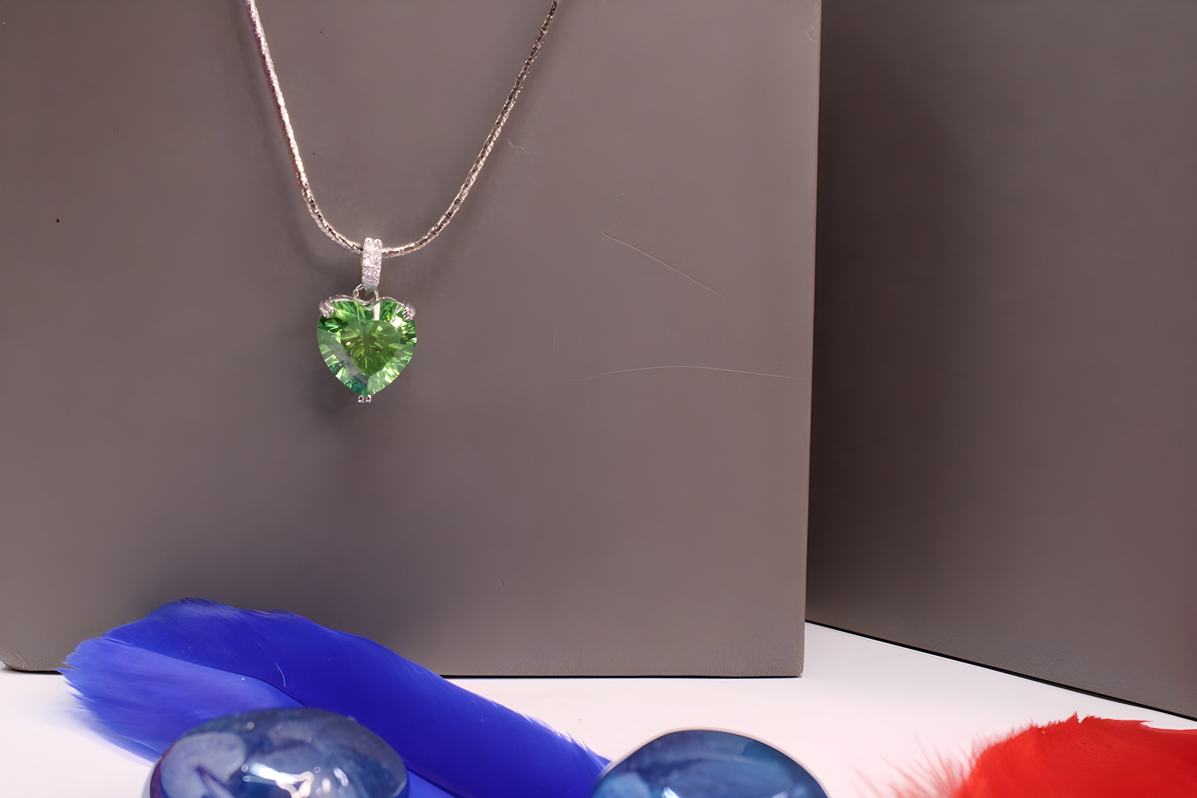 Enchanted Emerald Heart Pendant