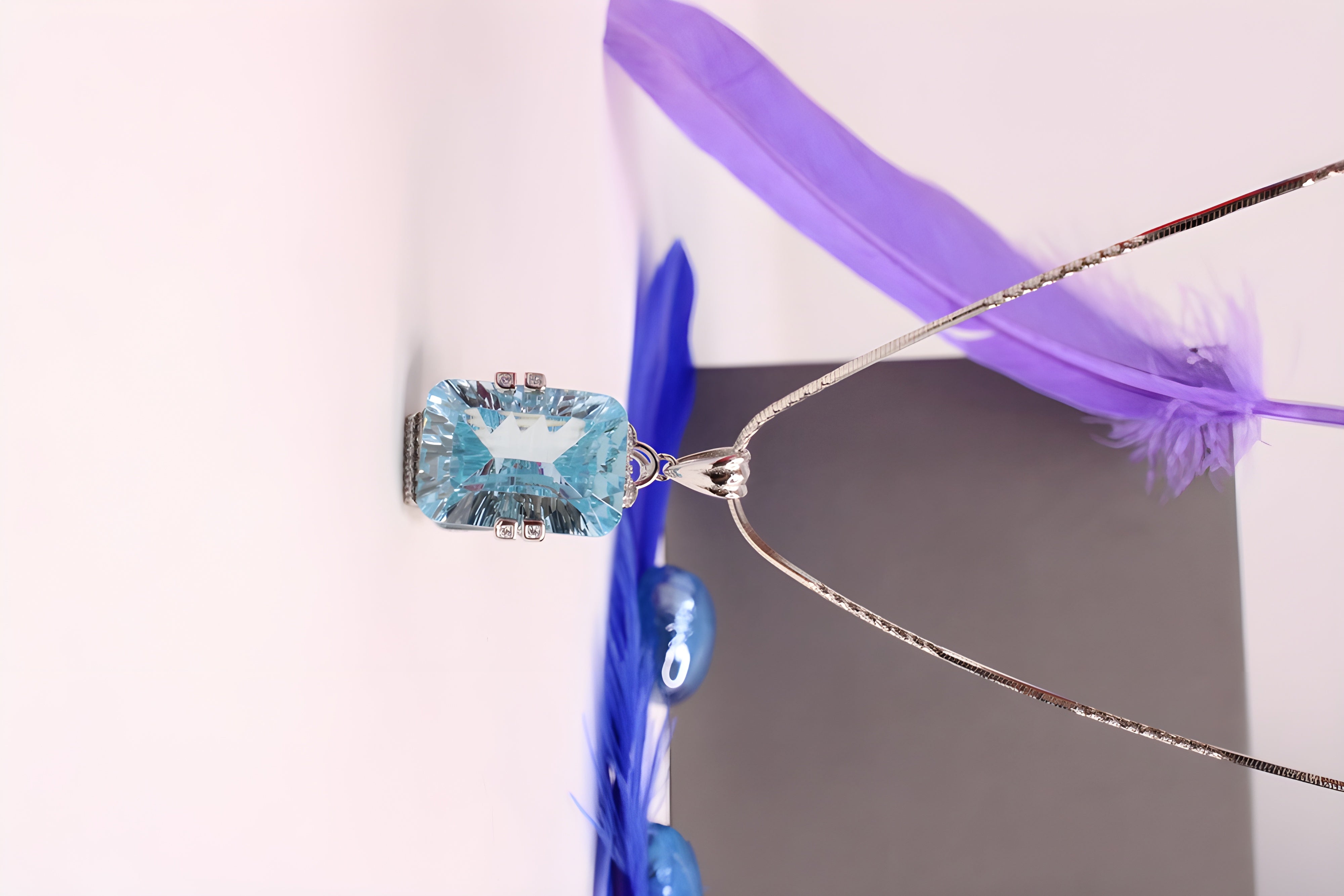 Sterling Silver Radiant Prism Pendant