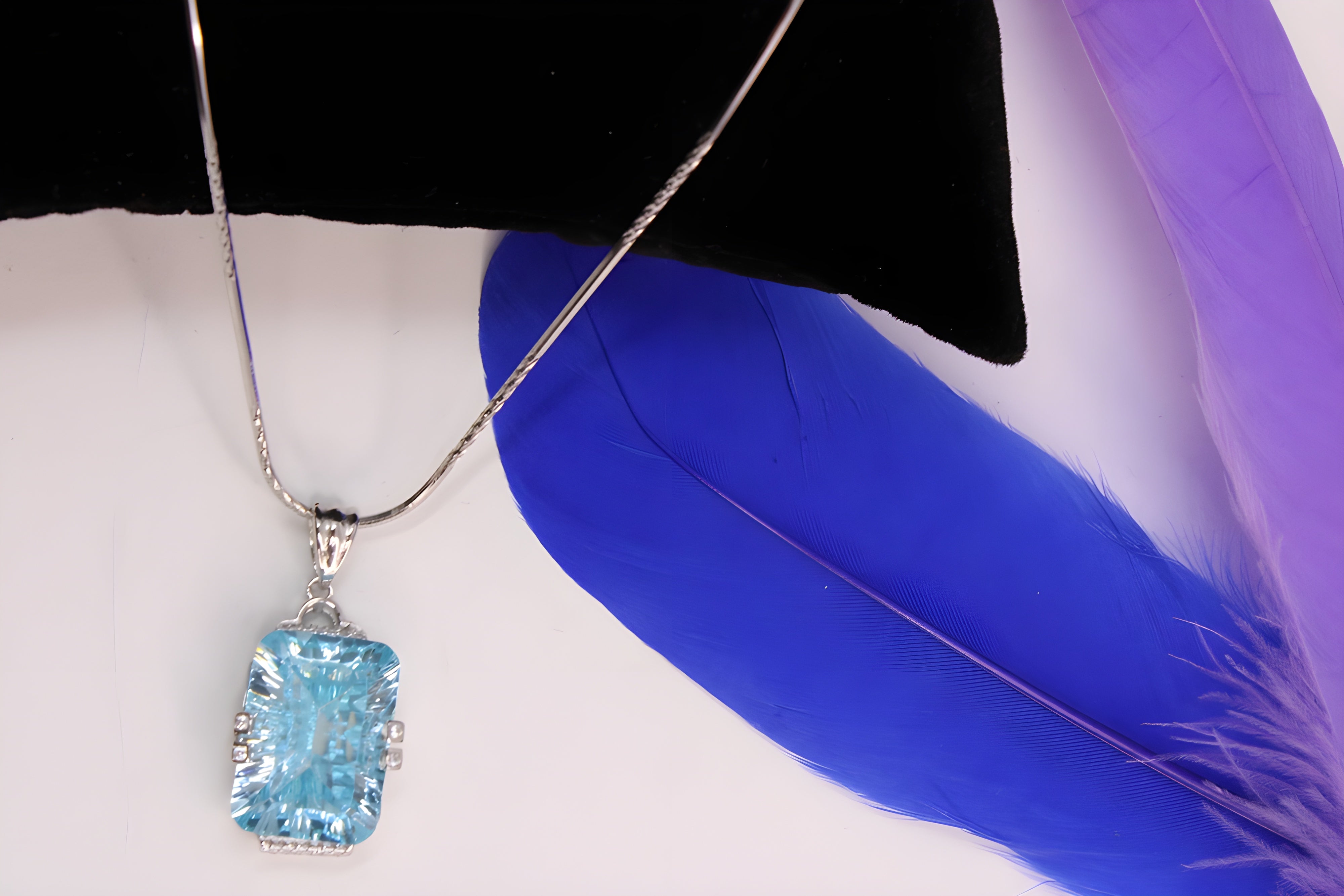 Sterling Silver Radiant Prism Pendant