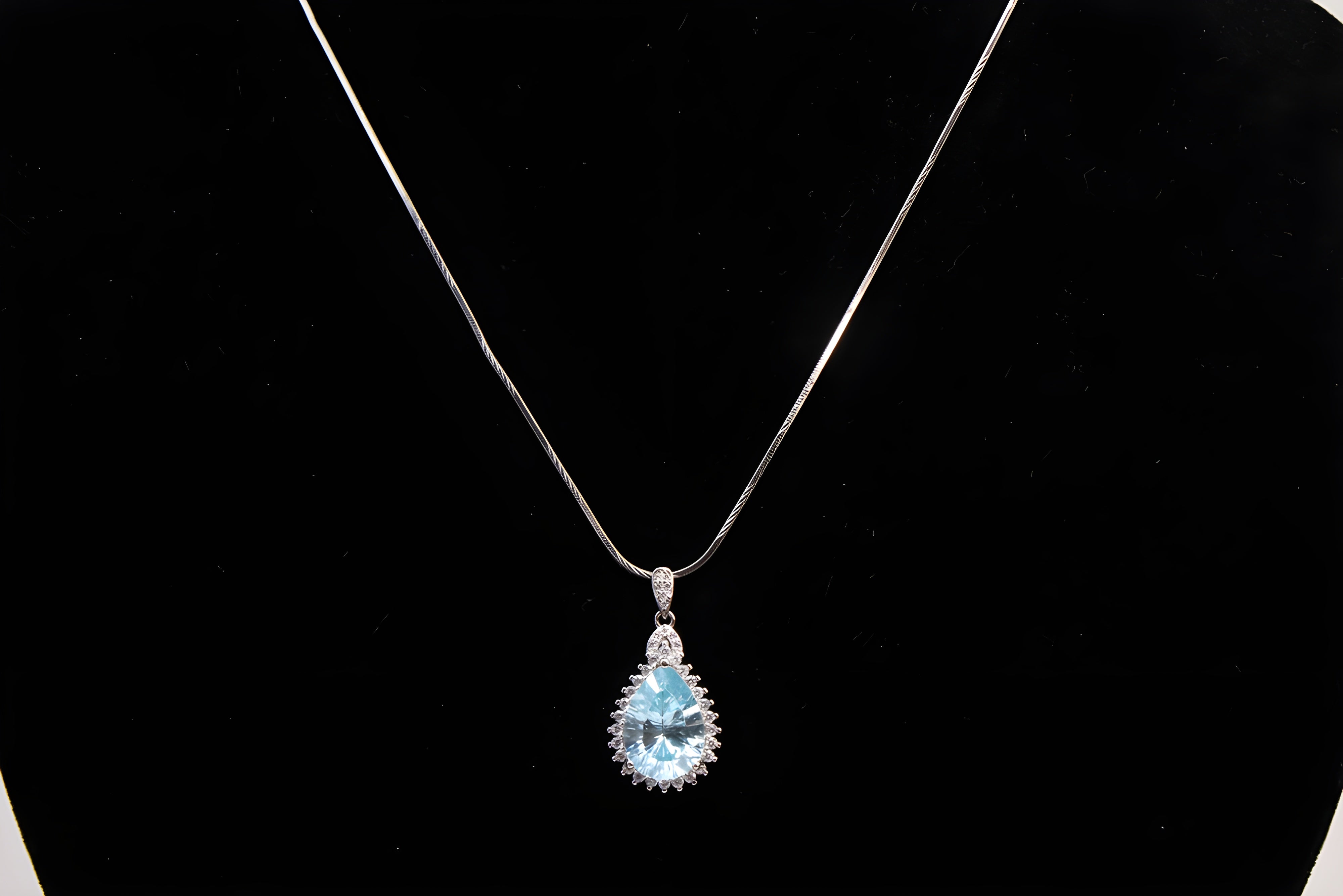 Sterling Blissful Oval Pendant