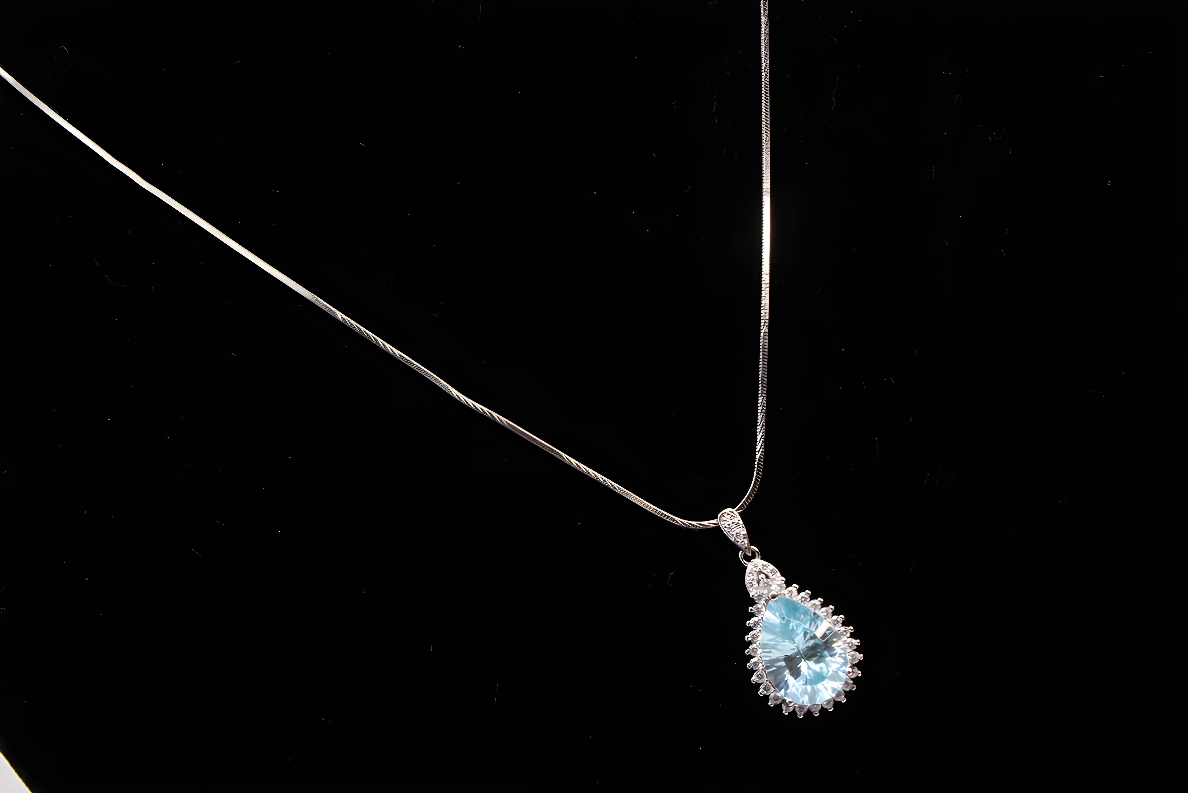 Sterling Blissful Oval Pendant