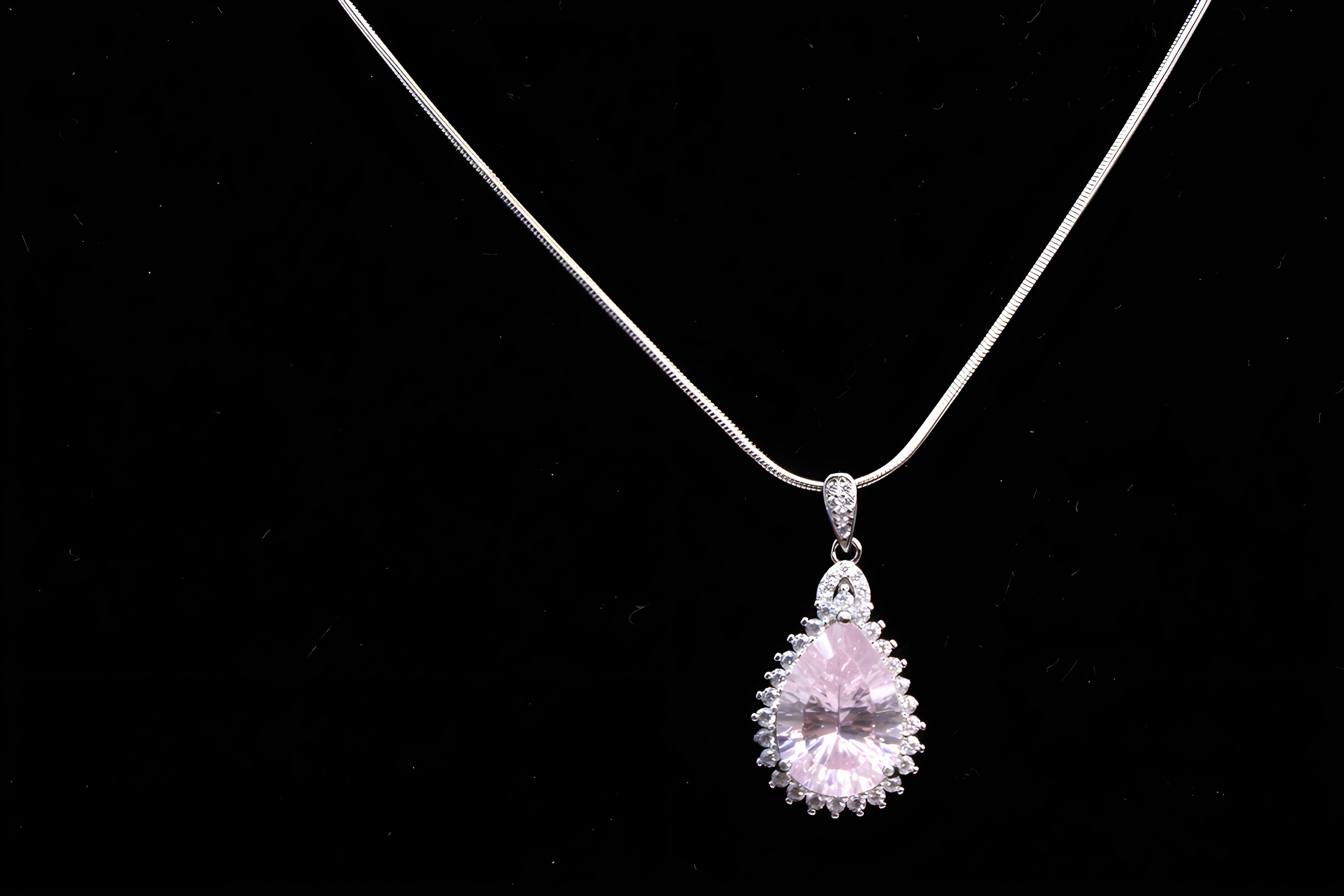 Sterling Blissful Oval Pendant