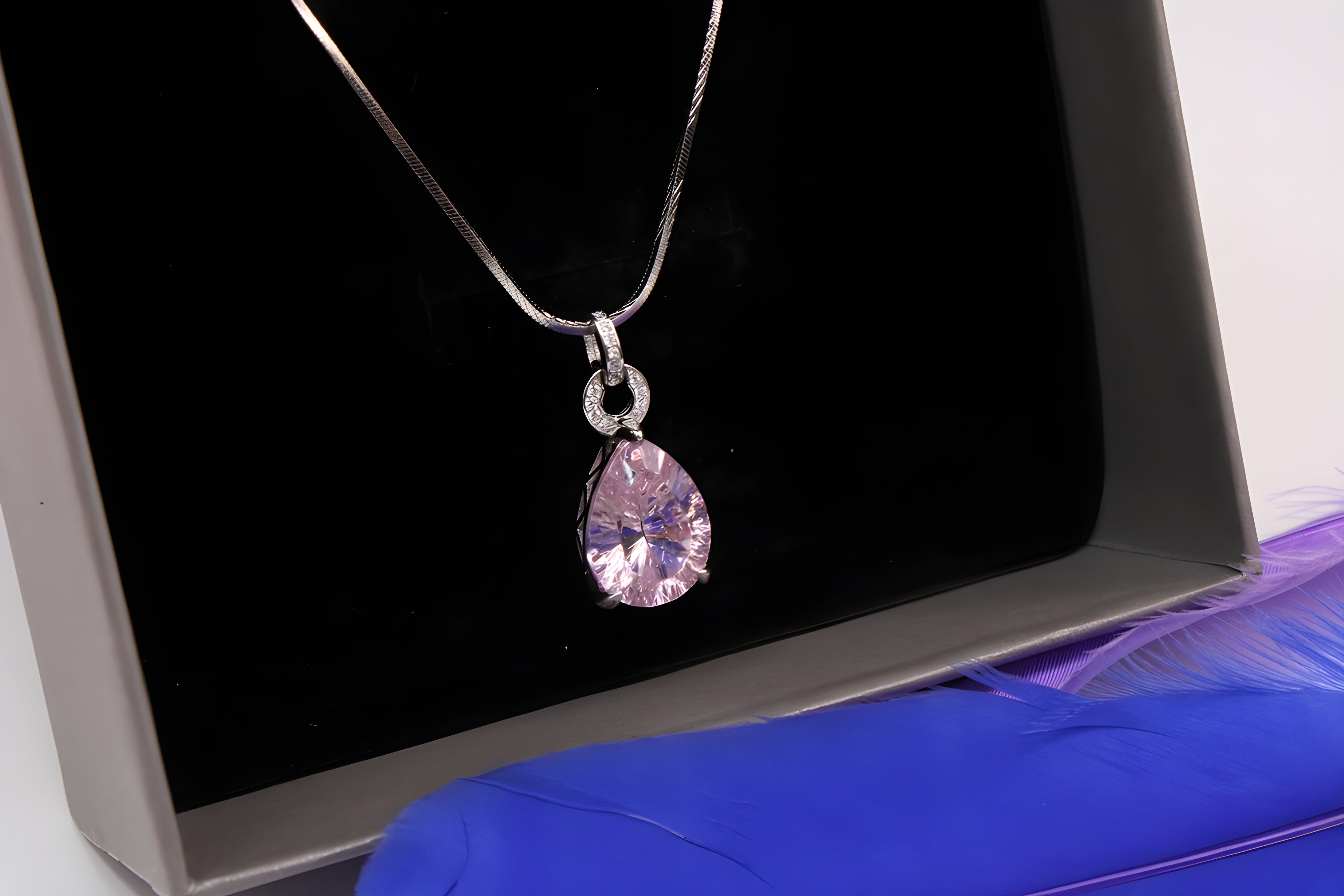 Sterling Silver Azure Elegance Pendant