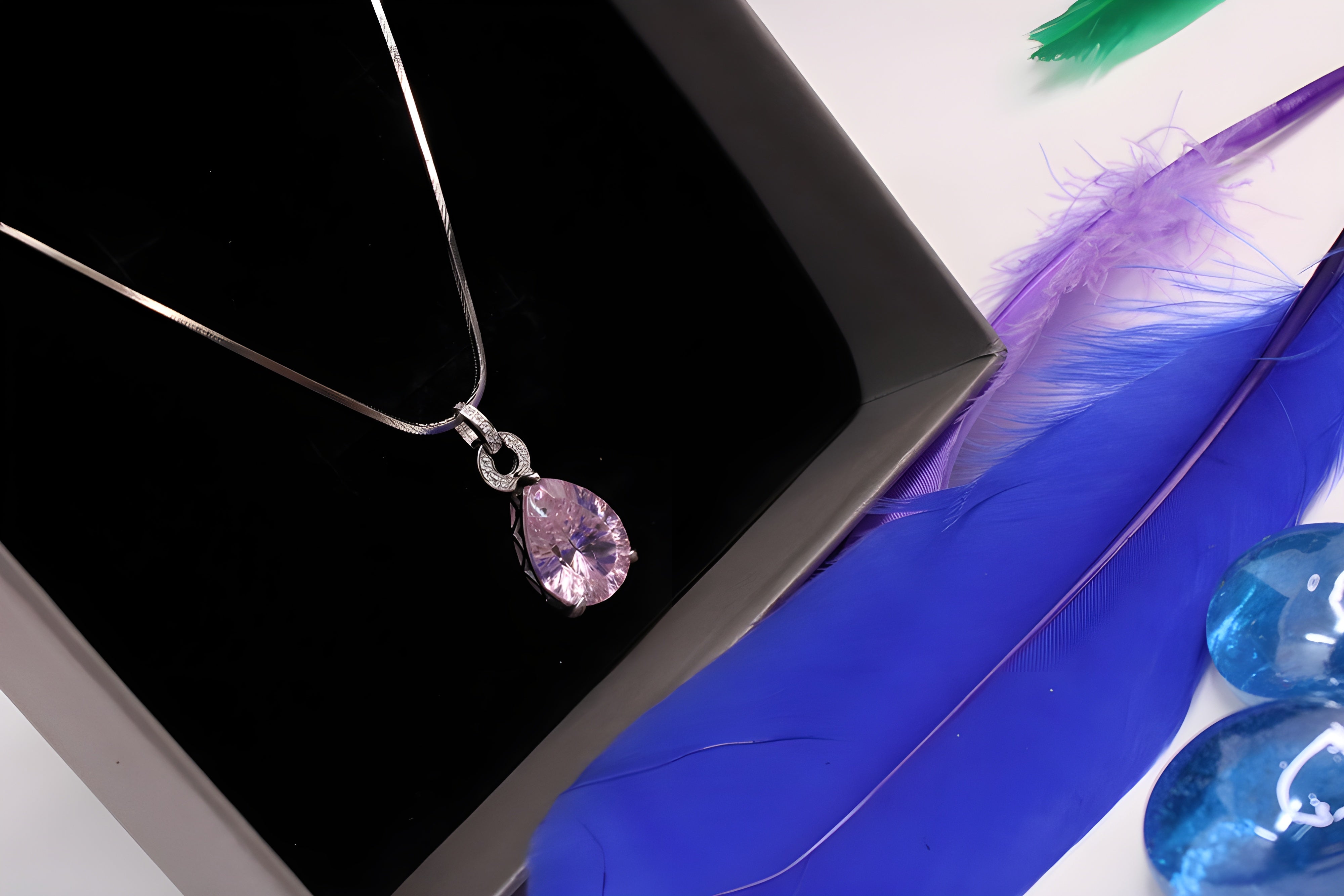 Sterling Silver Azure Elegance Pendant