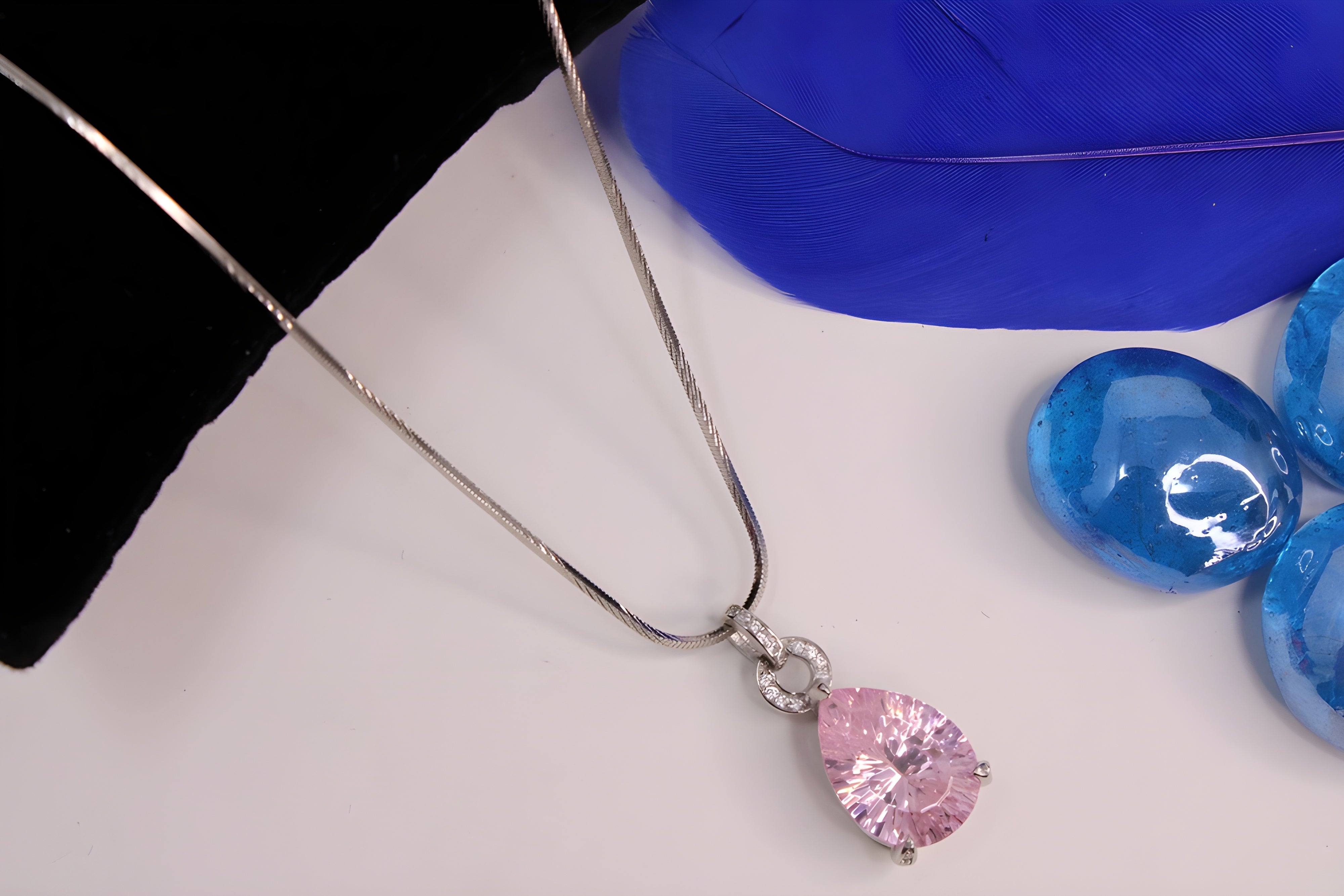 Sterling Silver Azure Elegance Pendant