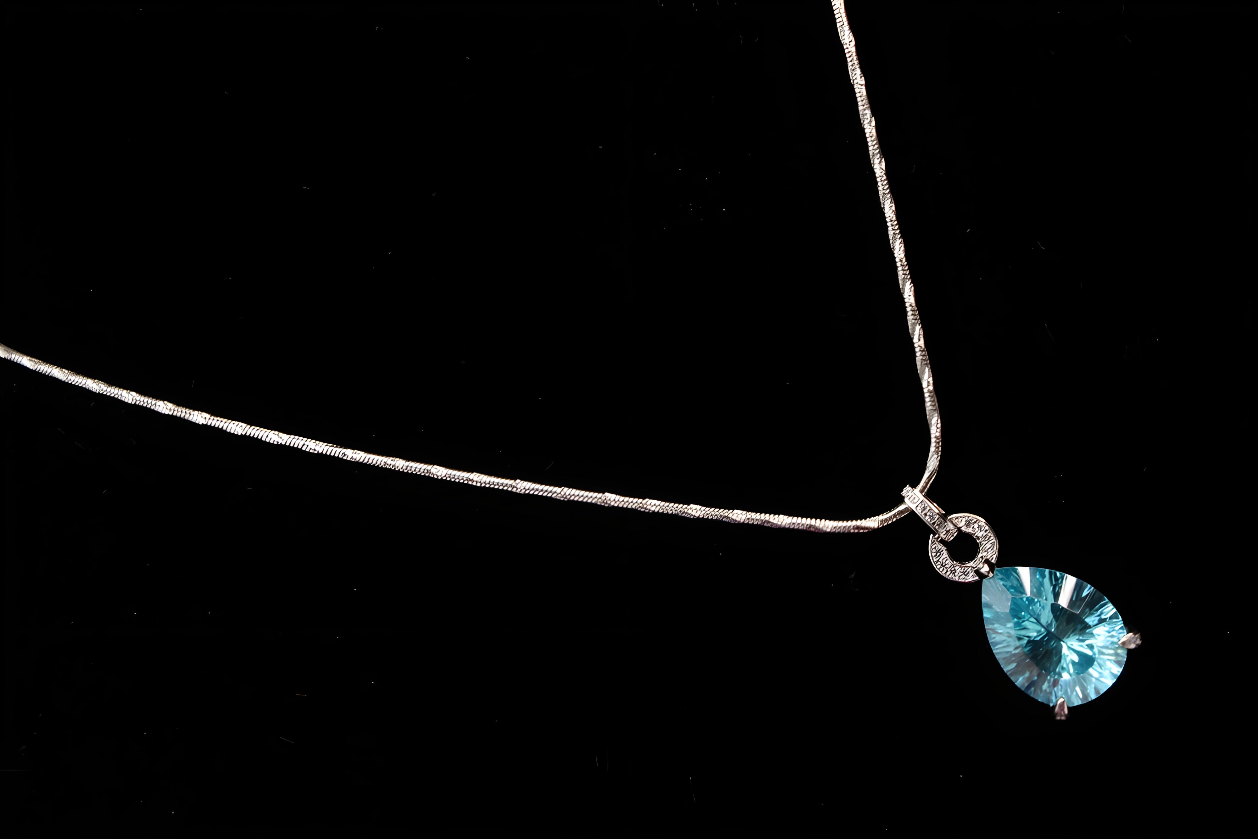 Sterling Silver Azure Elegance Pendant