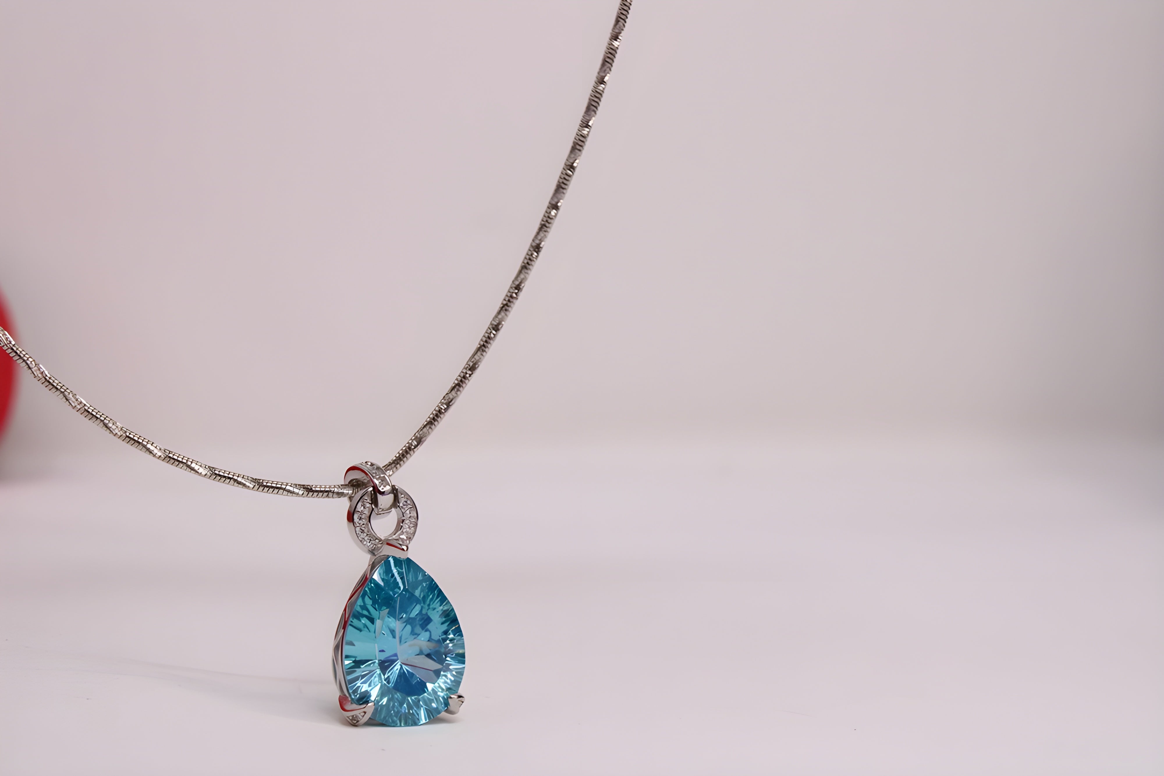 Sterling Silver Azure Elegance Pendant