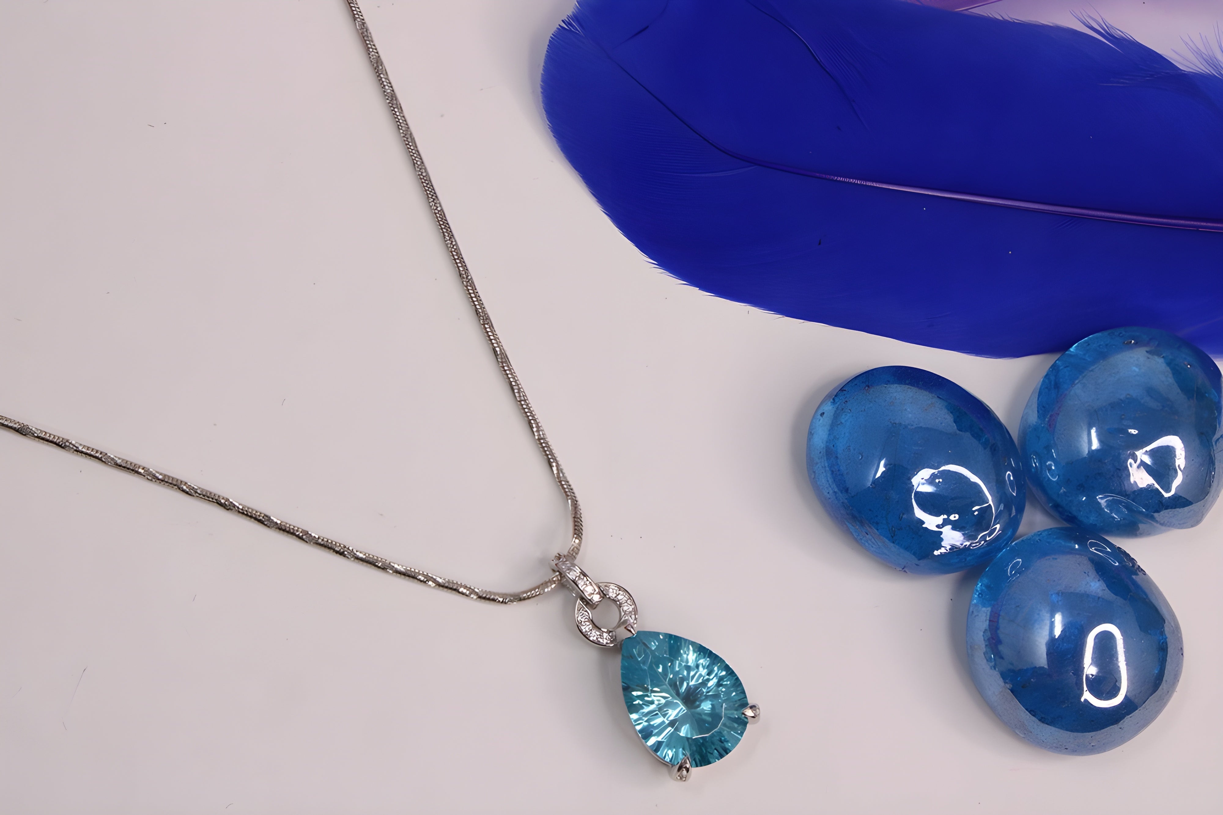 Sterling Silver Azure Elegance Pendant