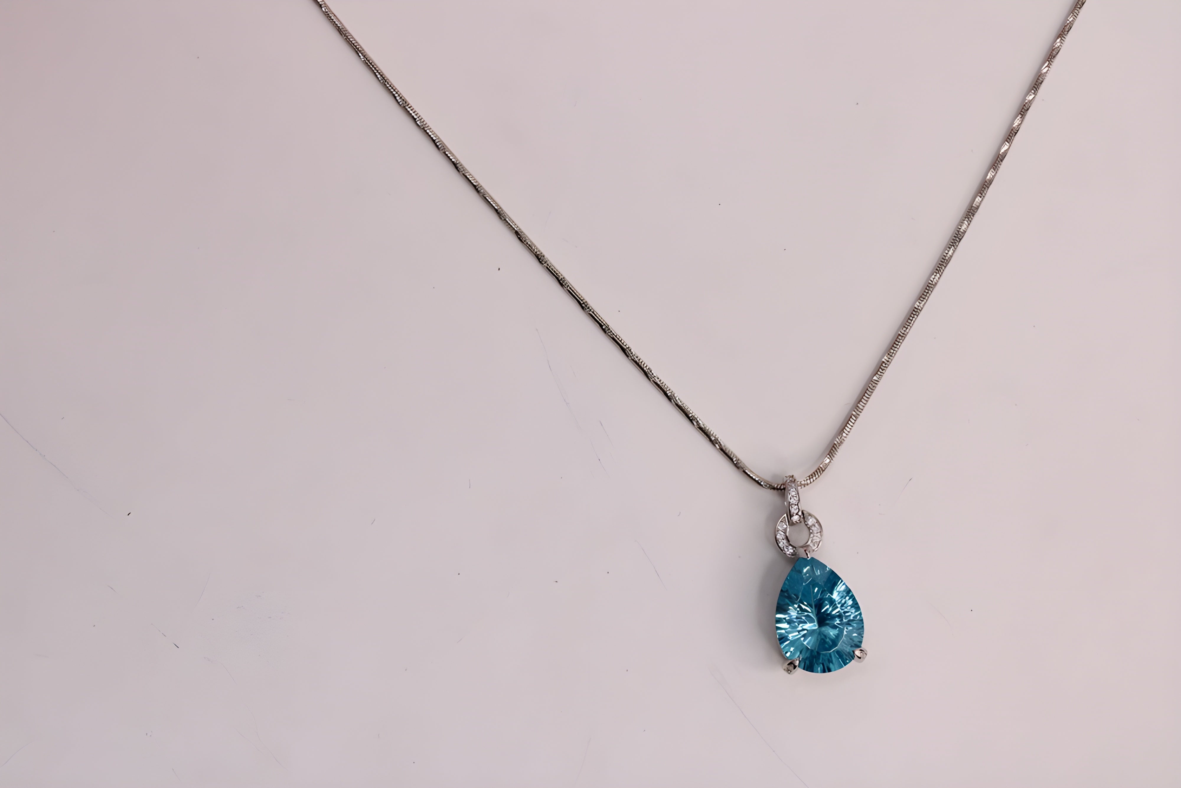 Sterling Silver Azure Elegance Pendant