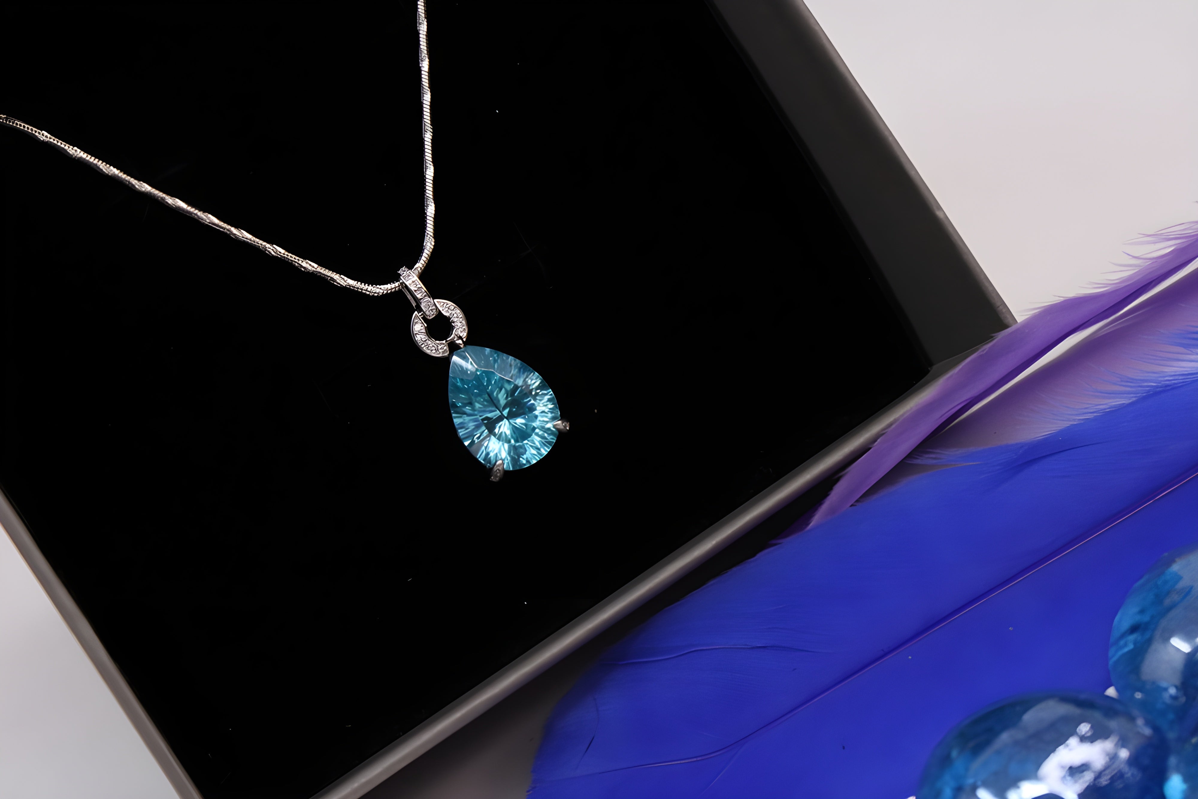 Sterling Silver Azure Elegance Pendant