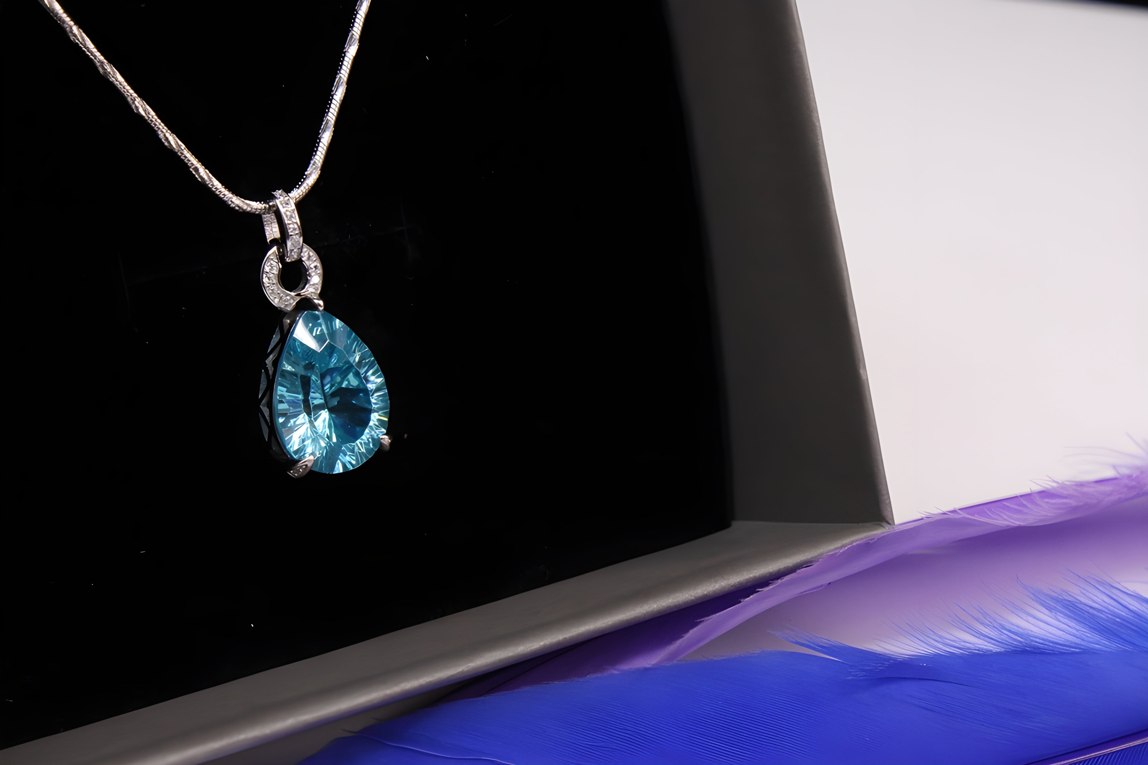 Sterling Silver Azure Elegance Pendant