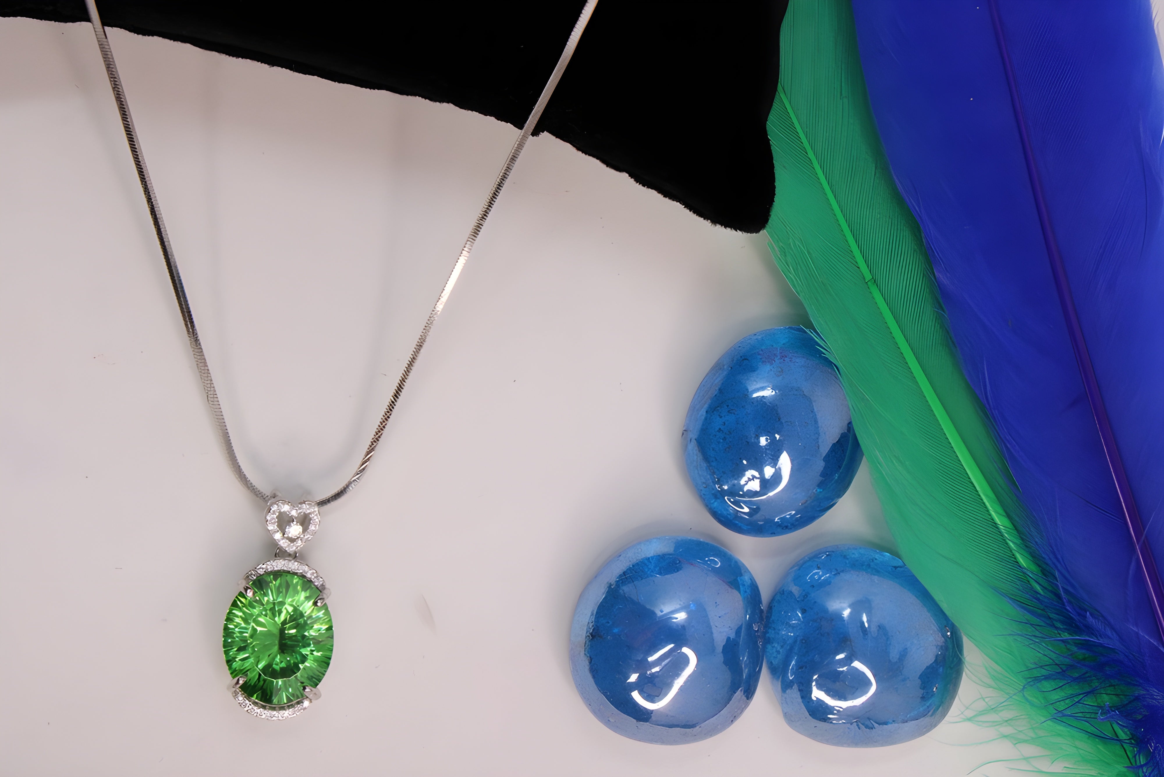 Sterling Serenity Oval Pendant