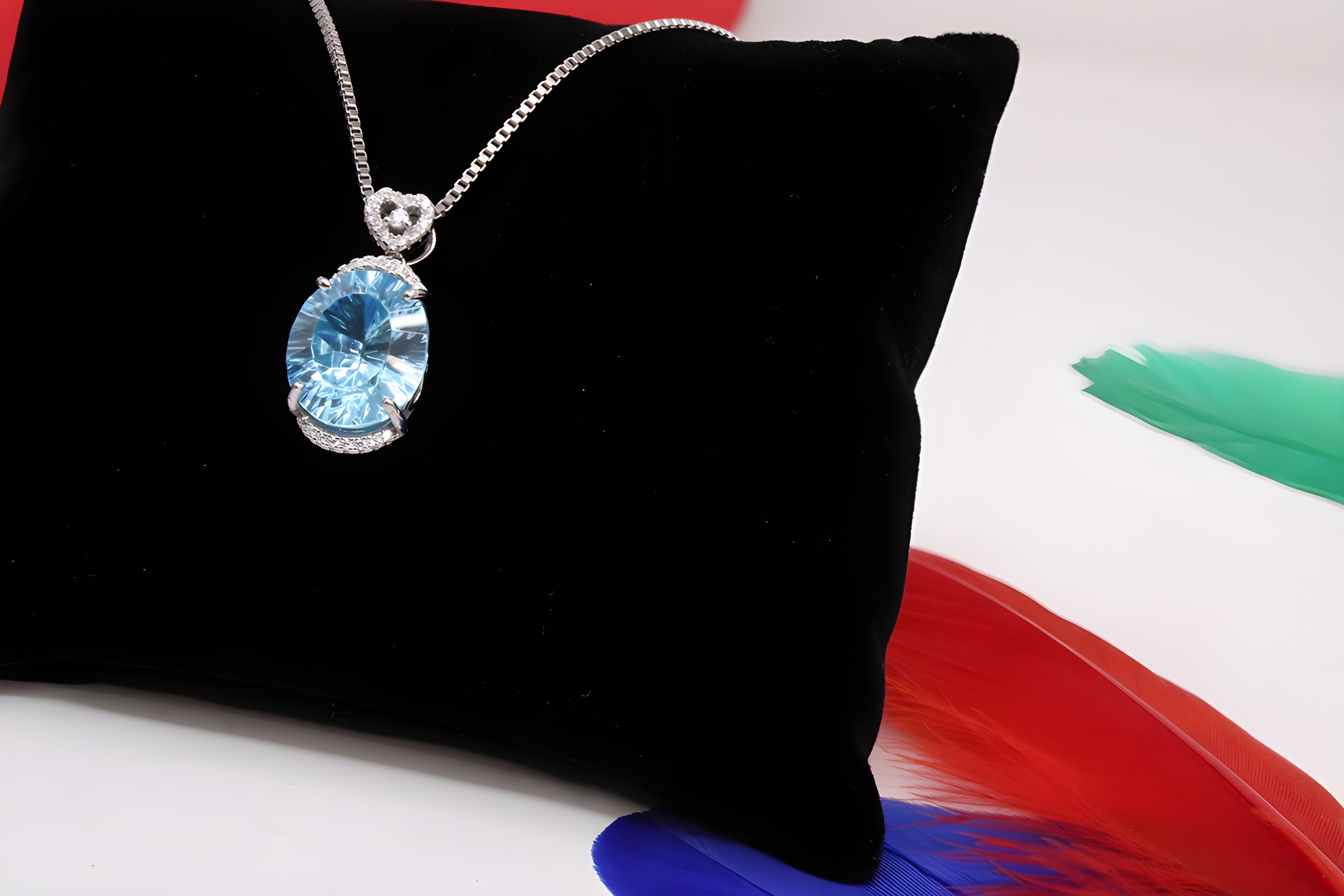 Sterling Serenity Oval Pendant