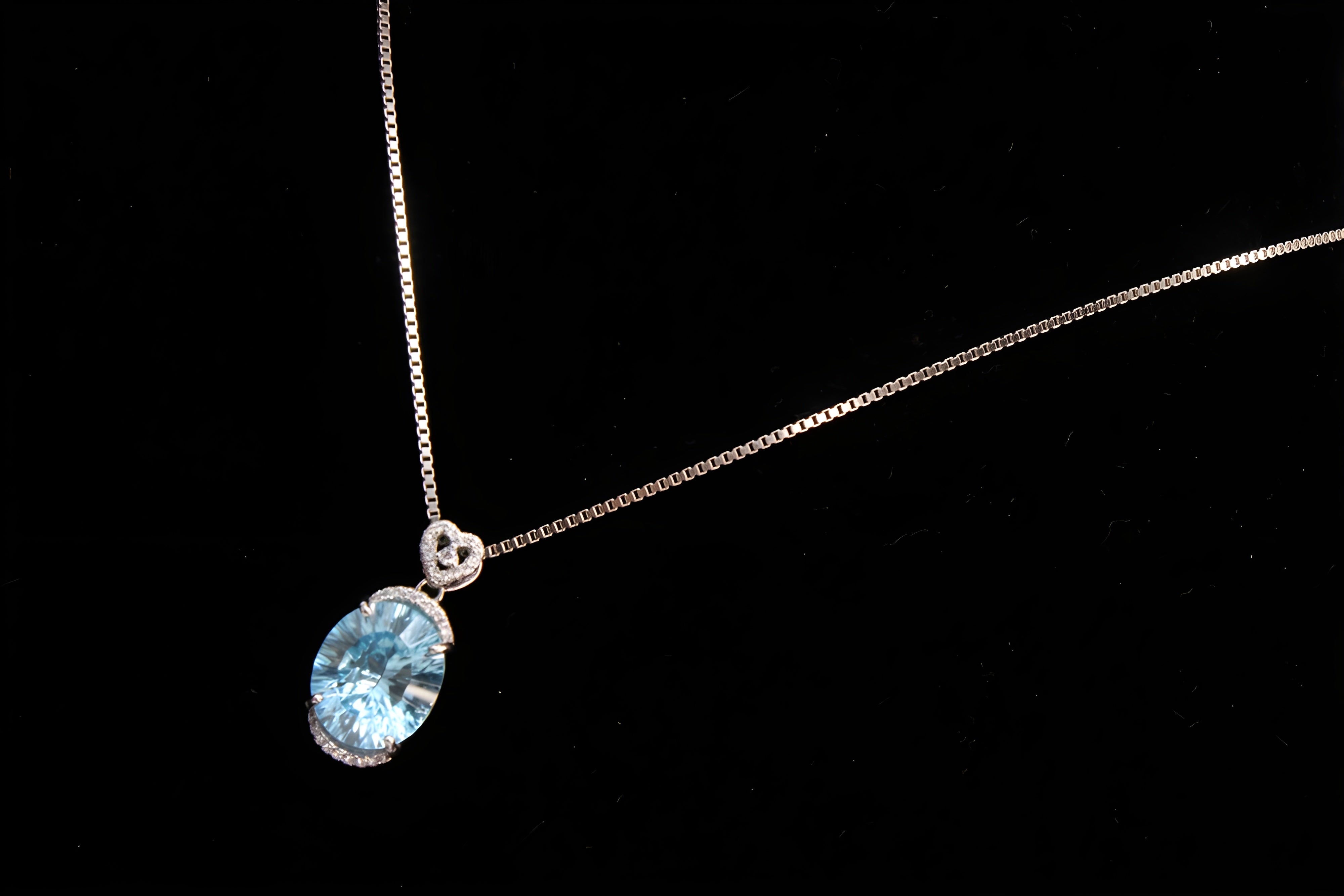 Sterling Serenity Oval Pendant
