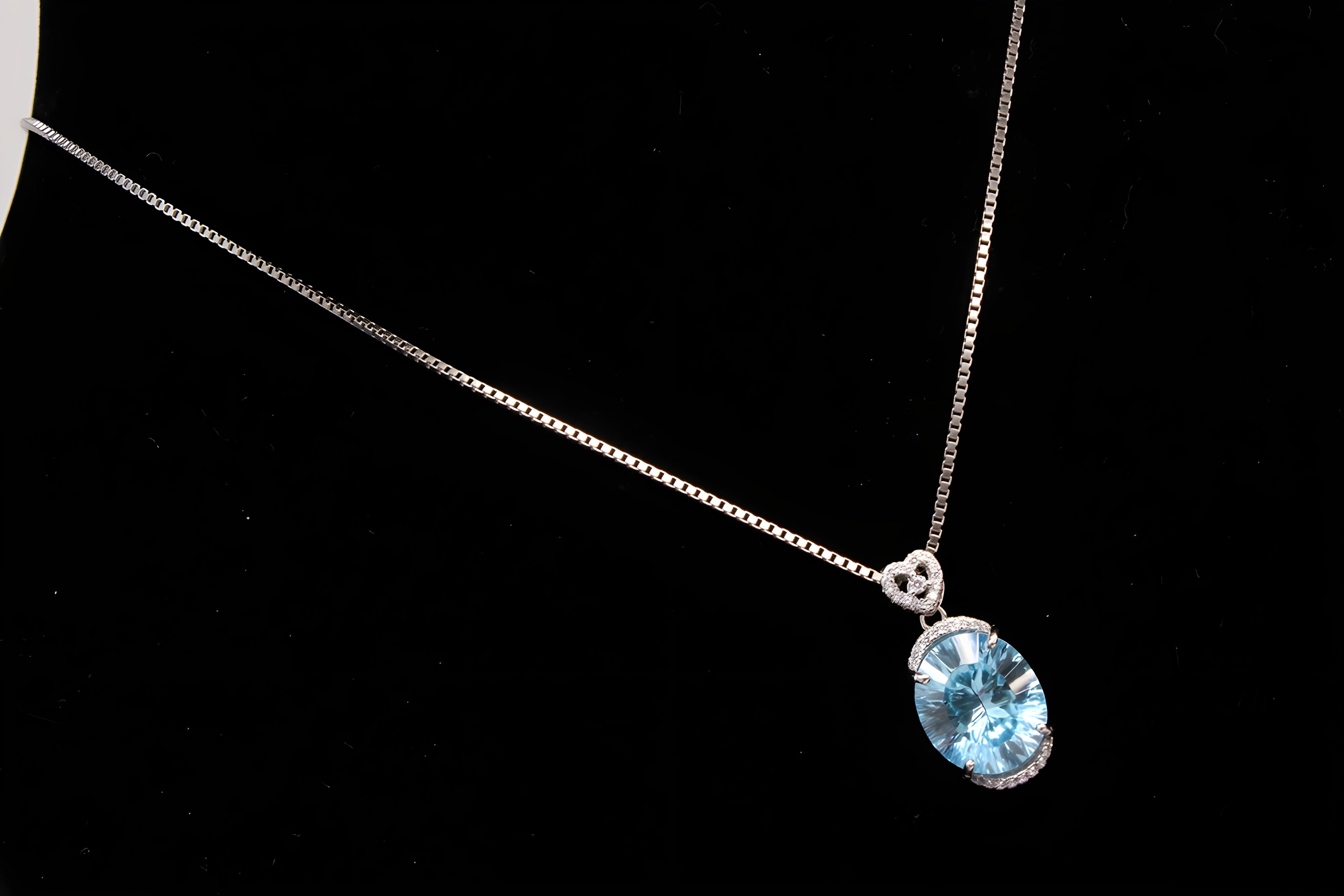Sterling Serenity Oval Pendant