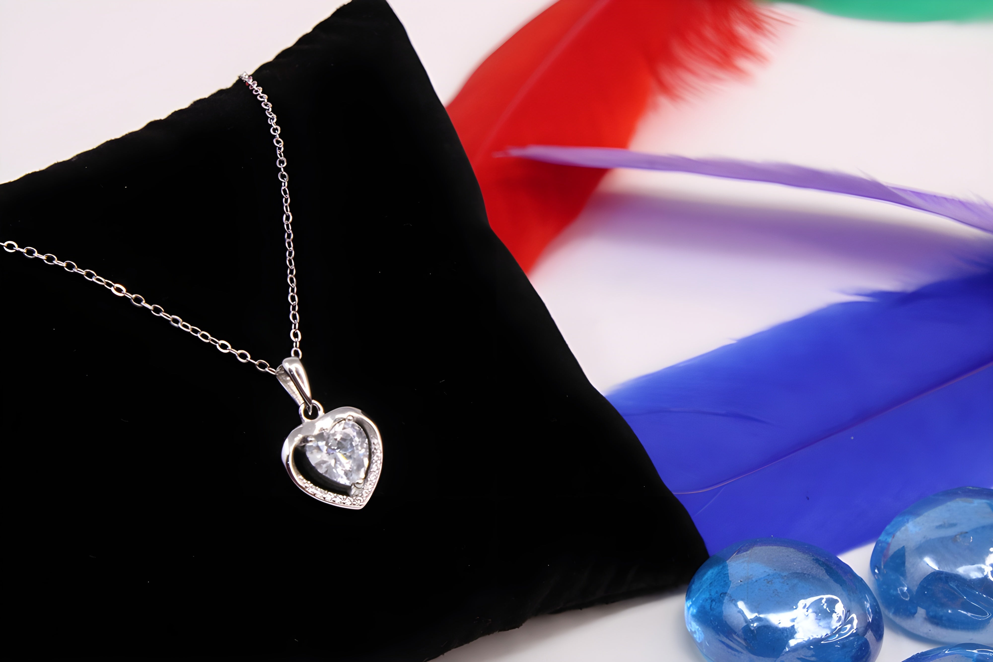 Sterling Silver Heartbeat Pendant