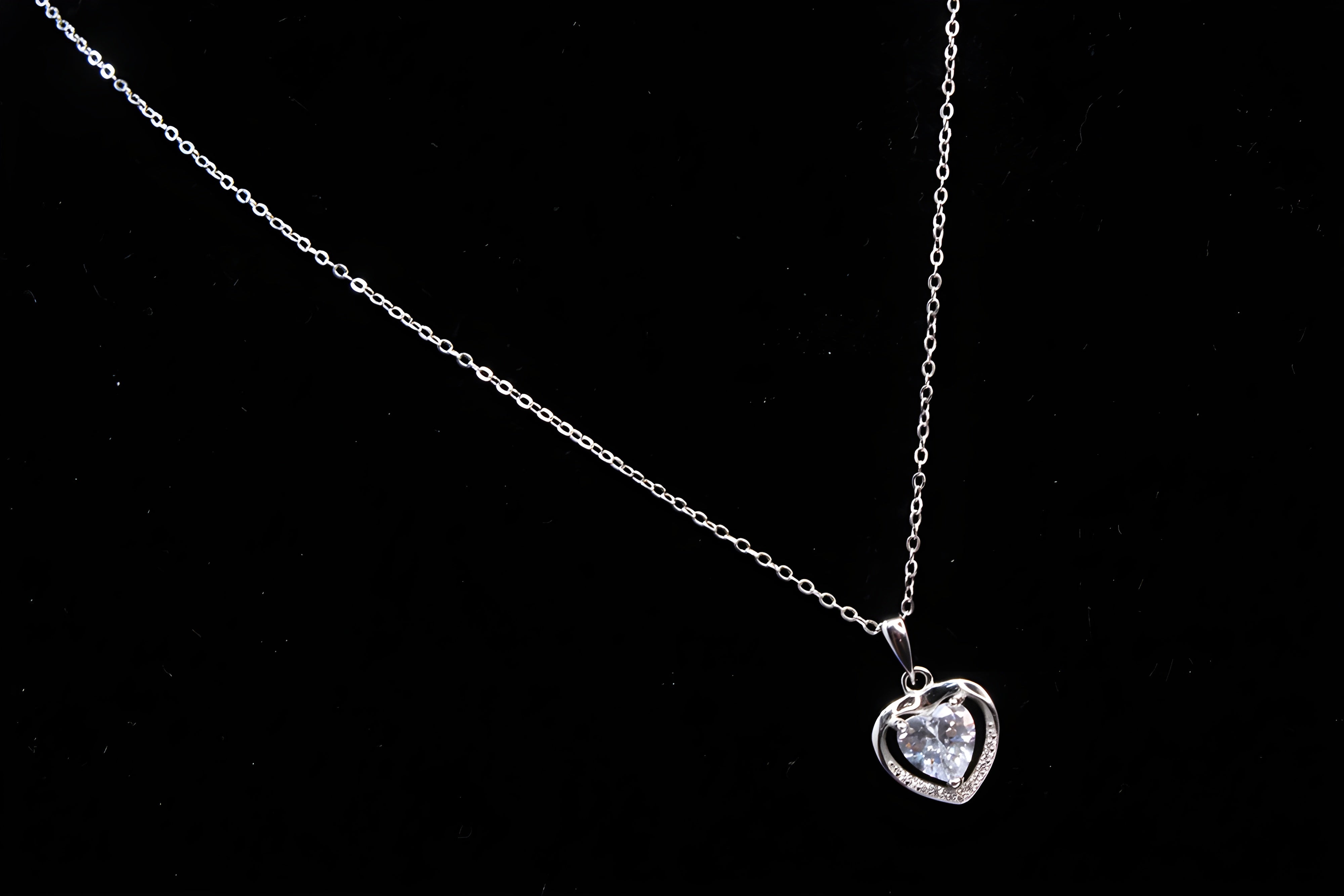 Sterling Silver Heartbeat Pendant