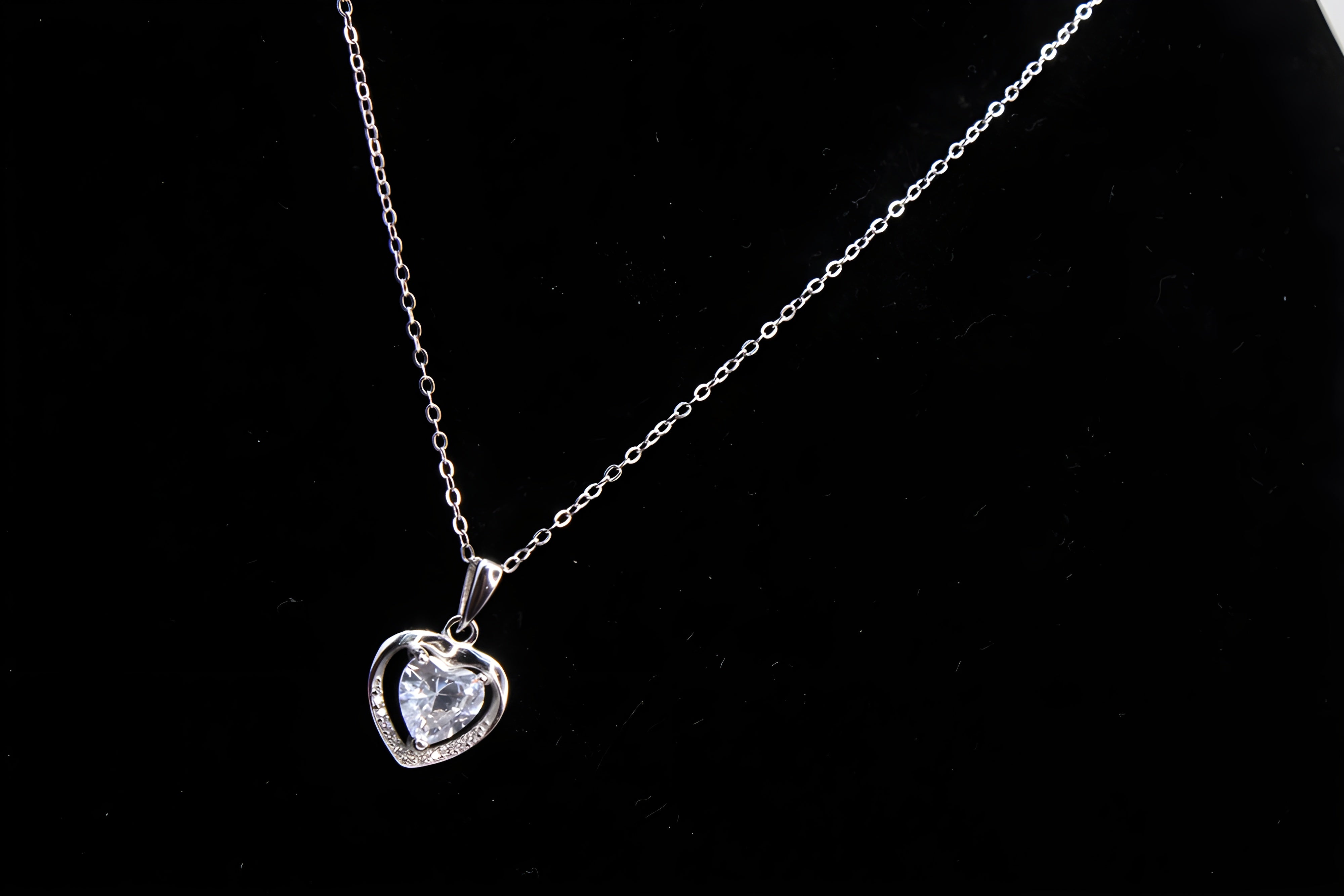 Sterling Silver Heartbeat Pendant