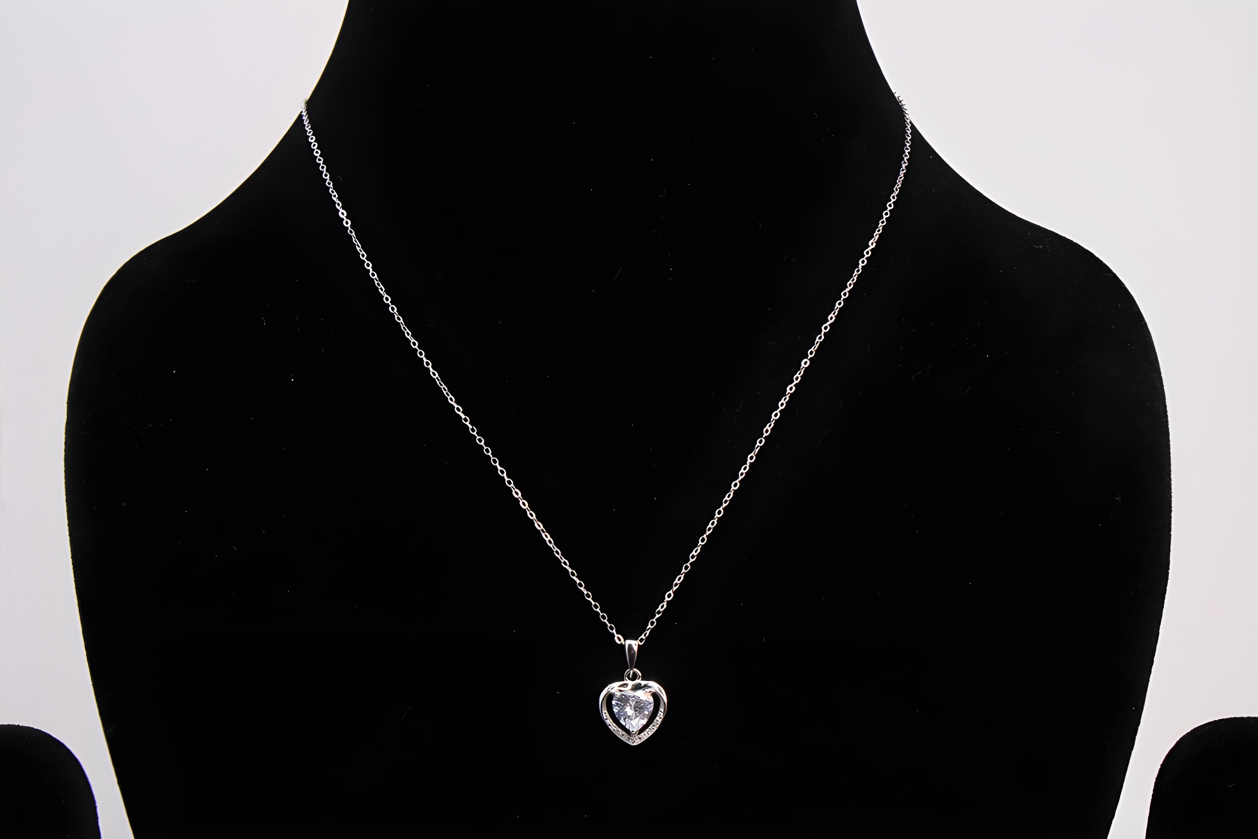 Sterling Silver Heartbeat Pendant