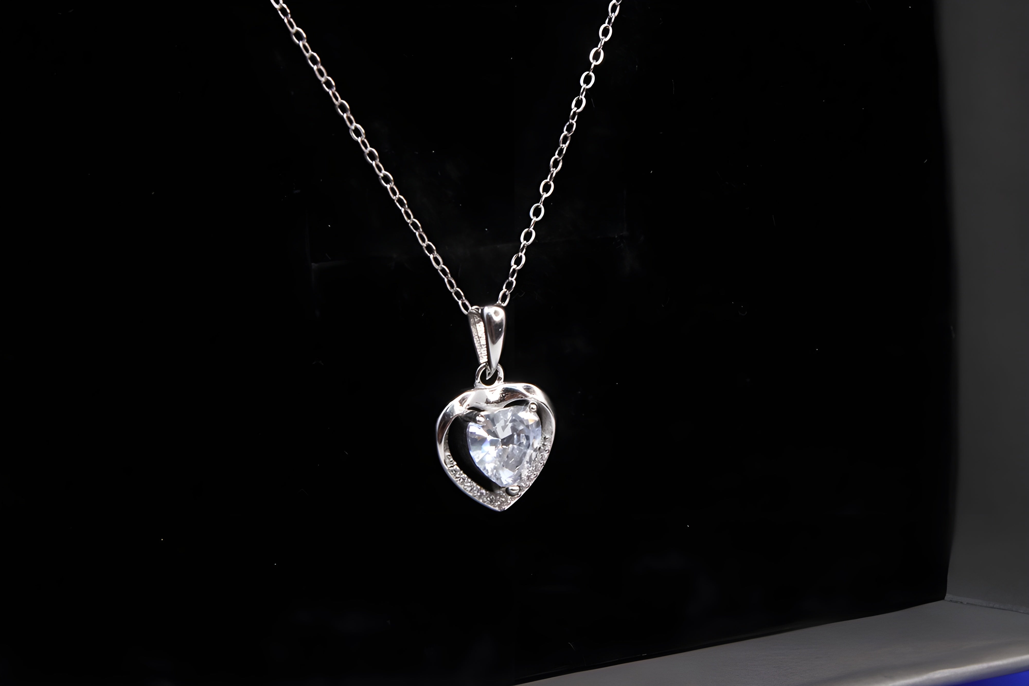 Sterling Silver Heartbeat Pendant