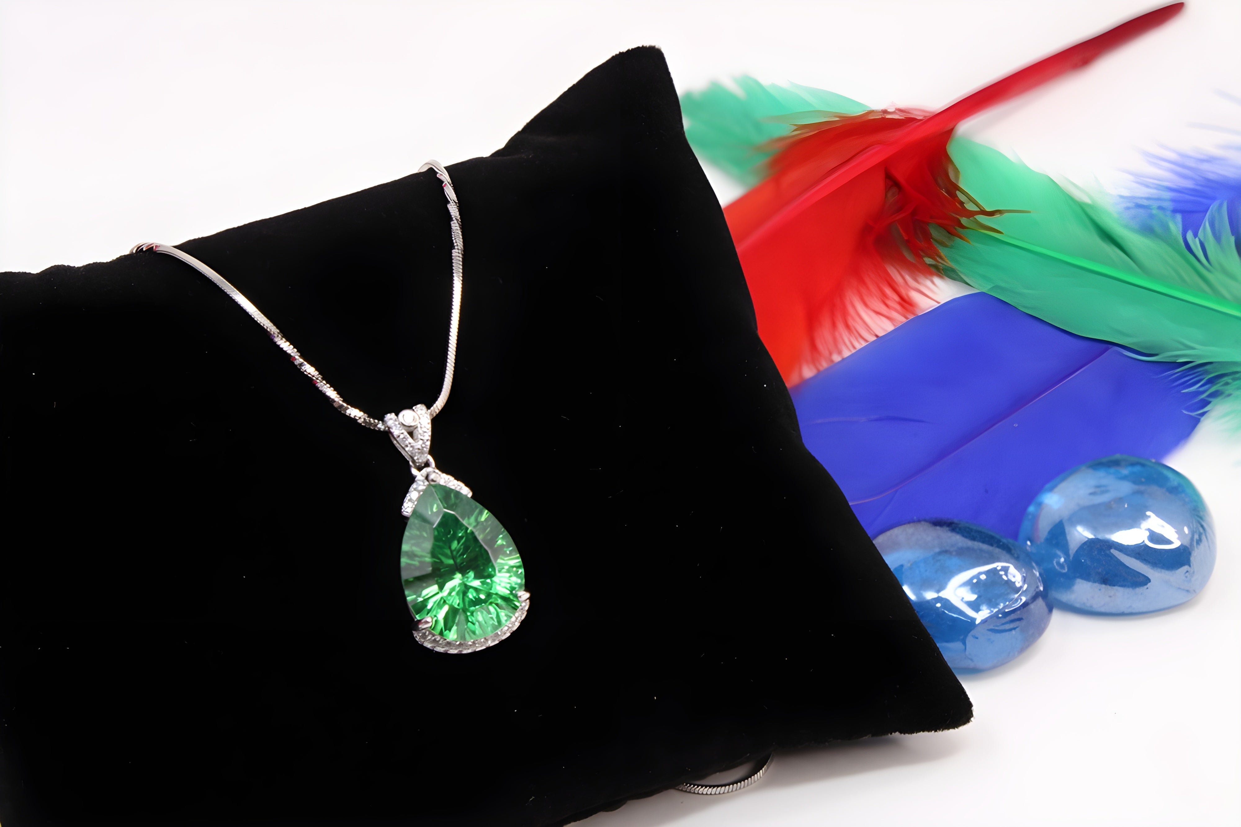 Sterling Silver Enchanted Emerald Pendant