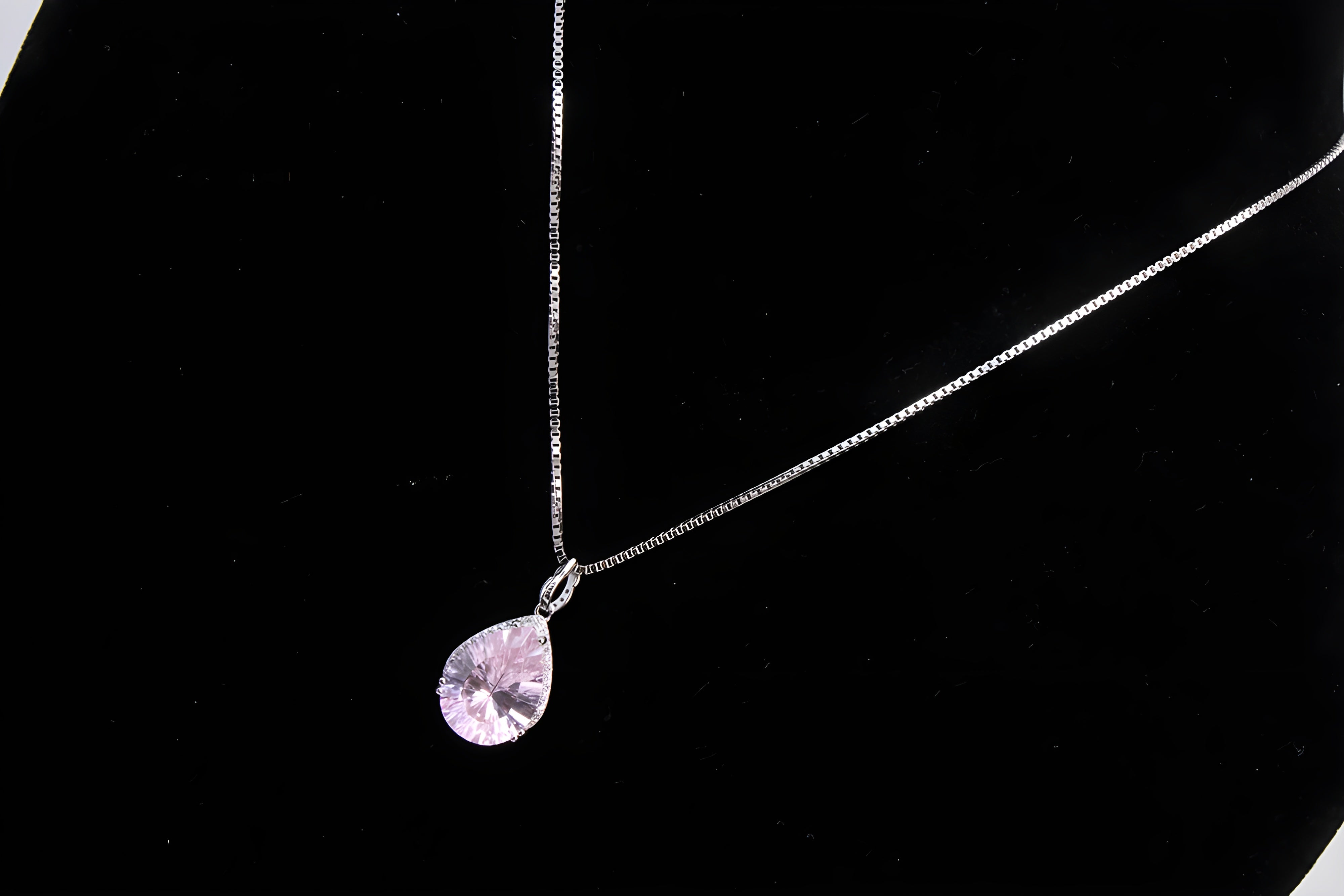 Sterling Silver Blushing Petal Pendant