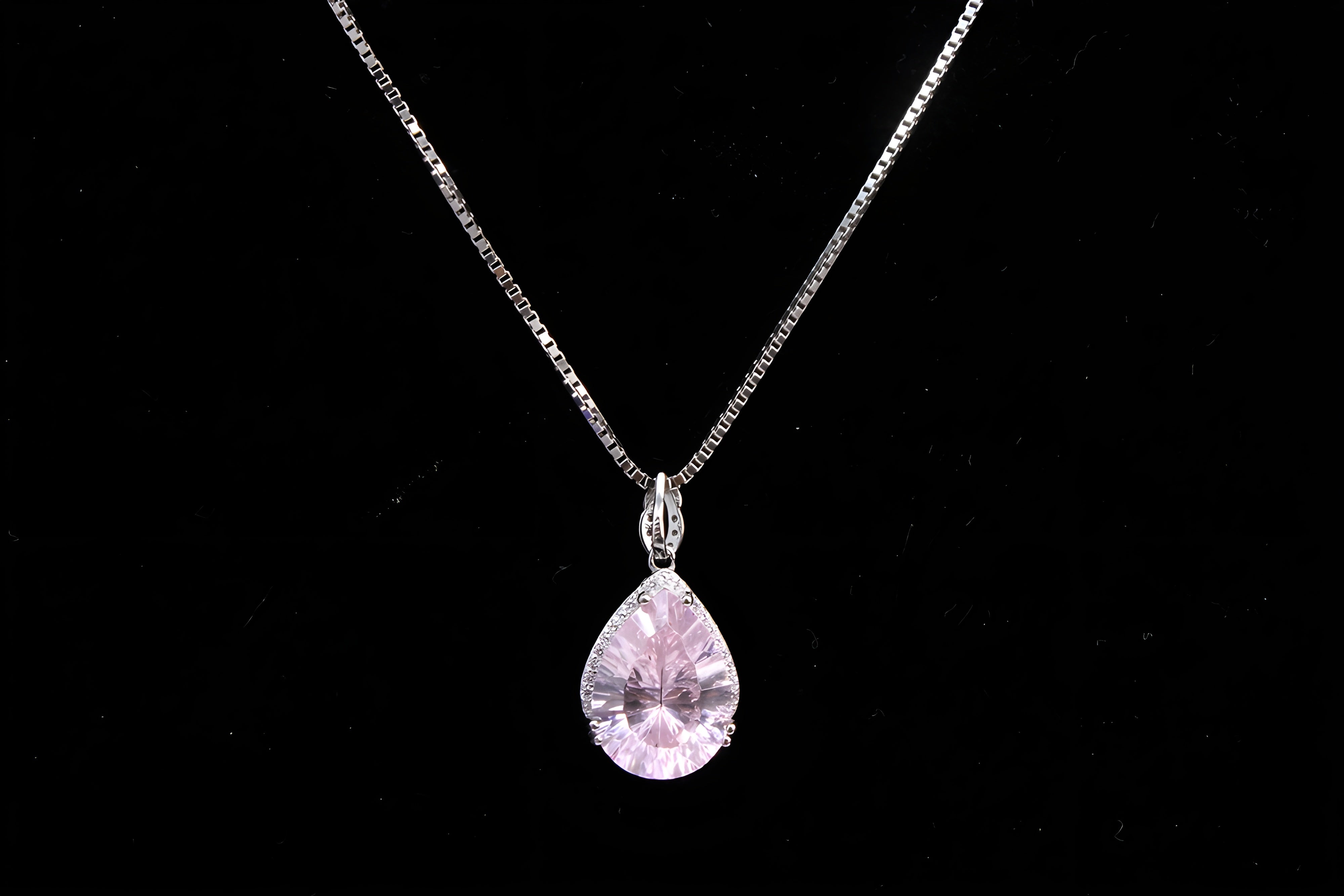 Sterling Silver Blushing Petal Pendant