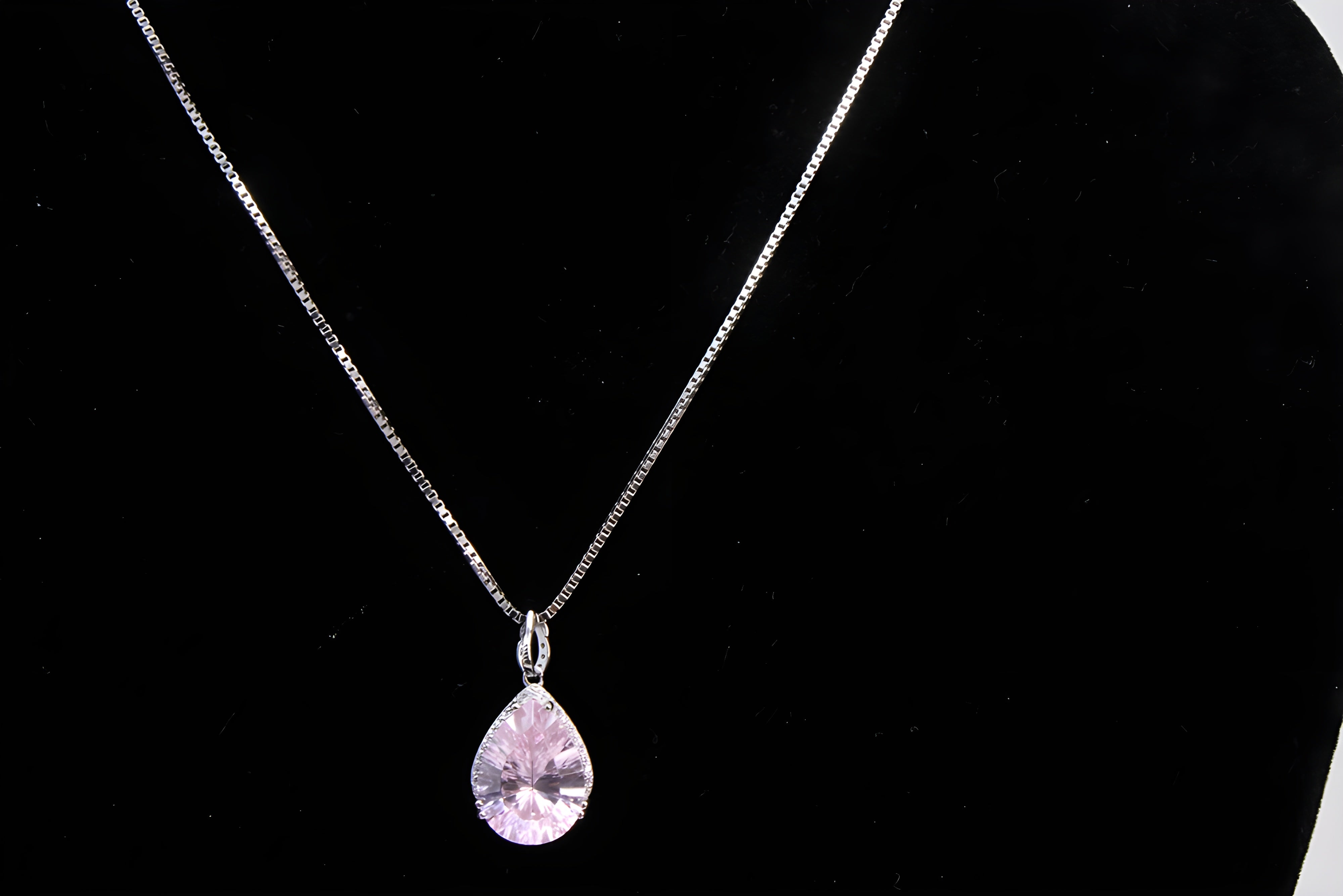 Sterling Silver Blushing Petal Pendant