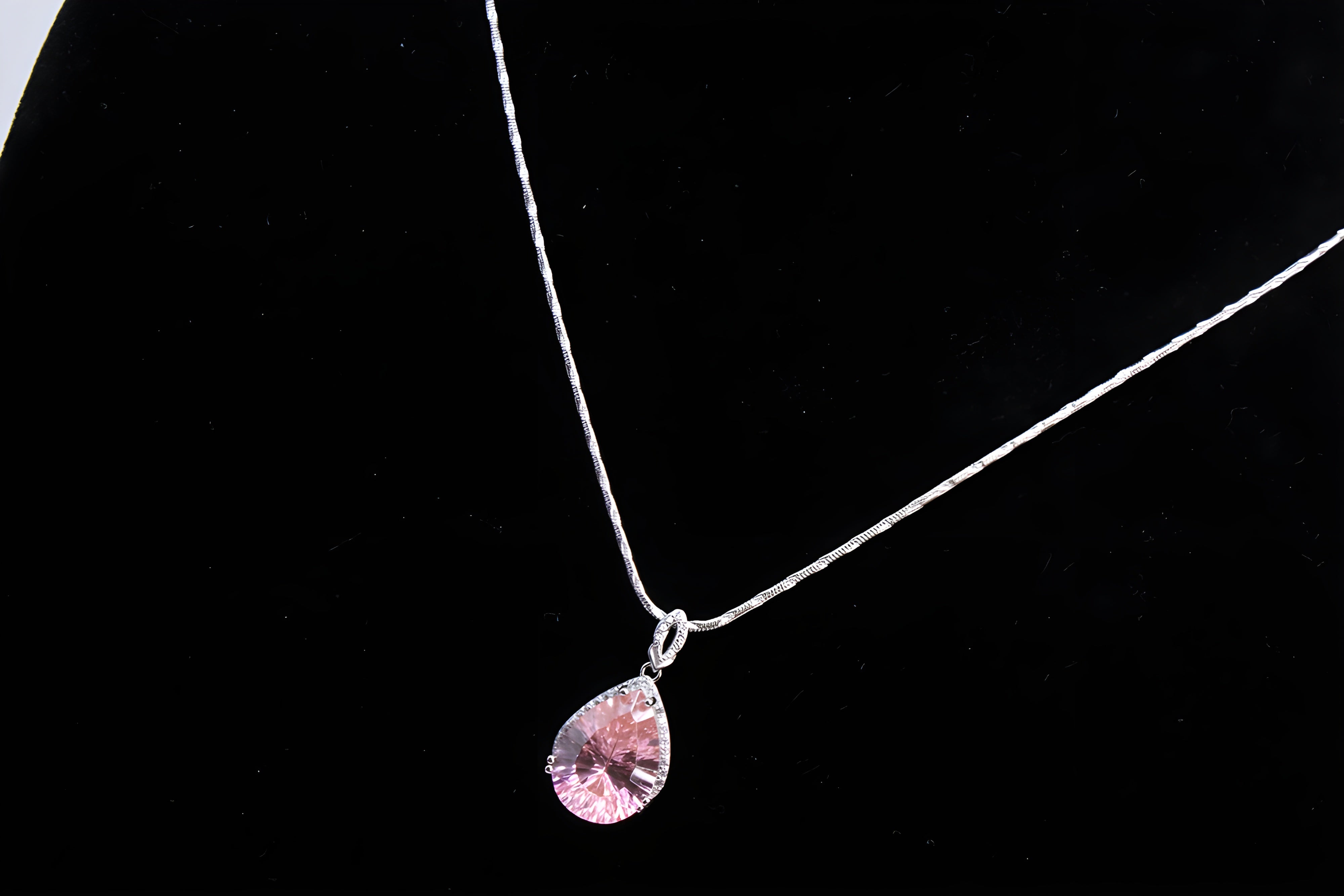 Sterling Silver Blushing Petal Pendant
