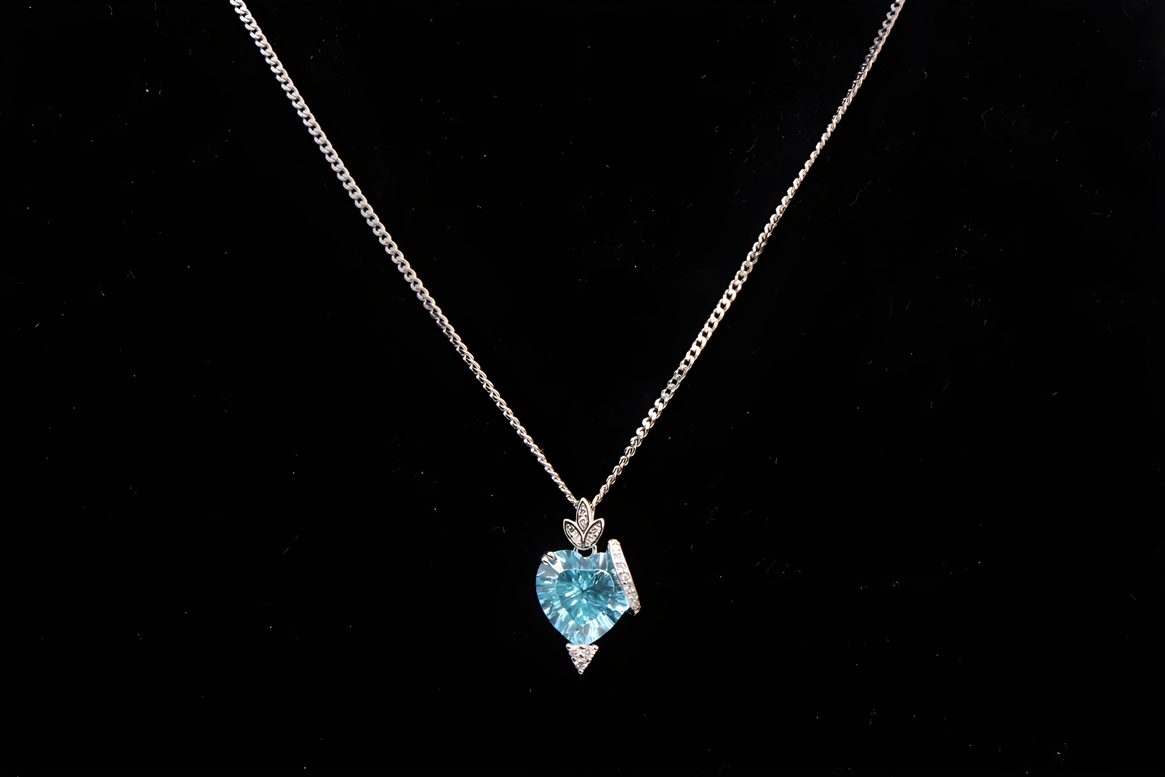 Sterling Silver Enchanted Heart Pendant