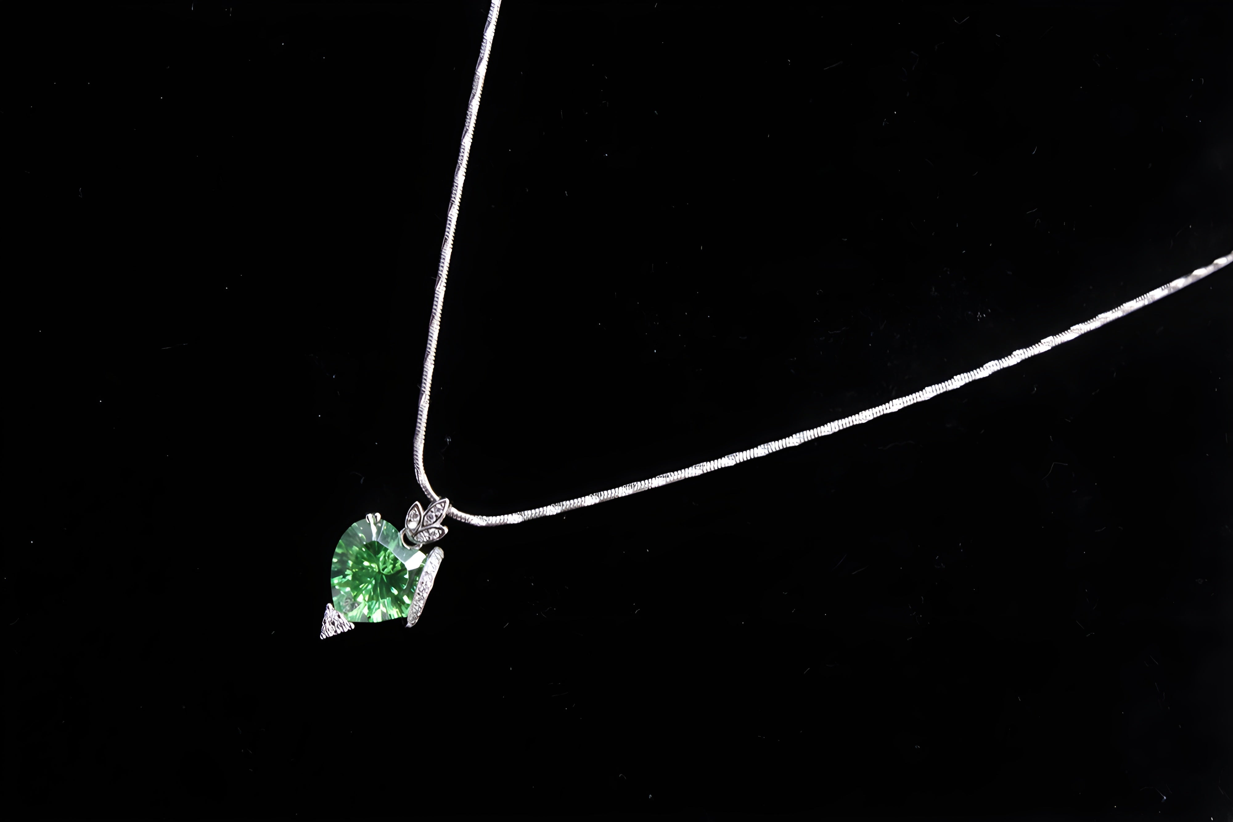 Sterling Silver Enchanted Heart Pendant