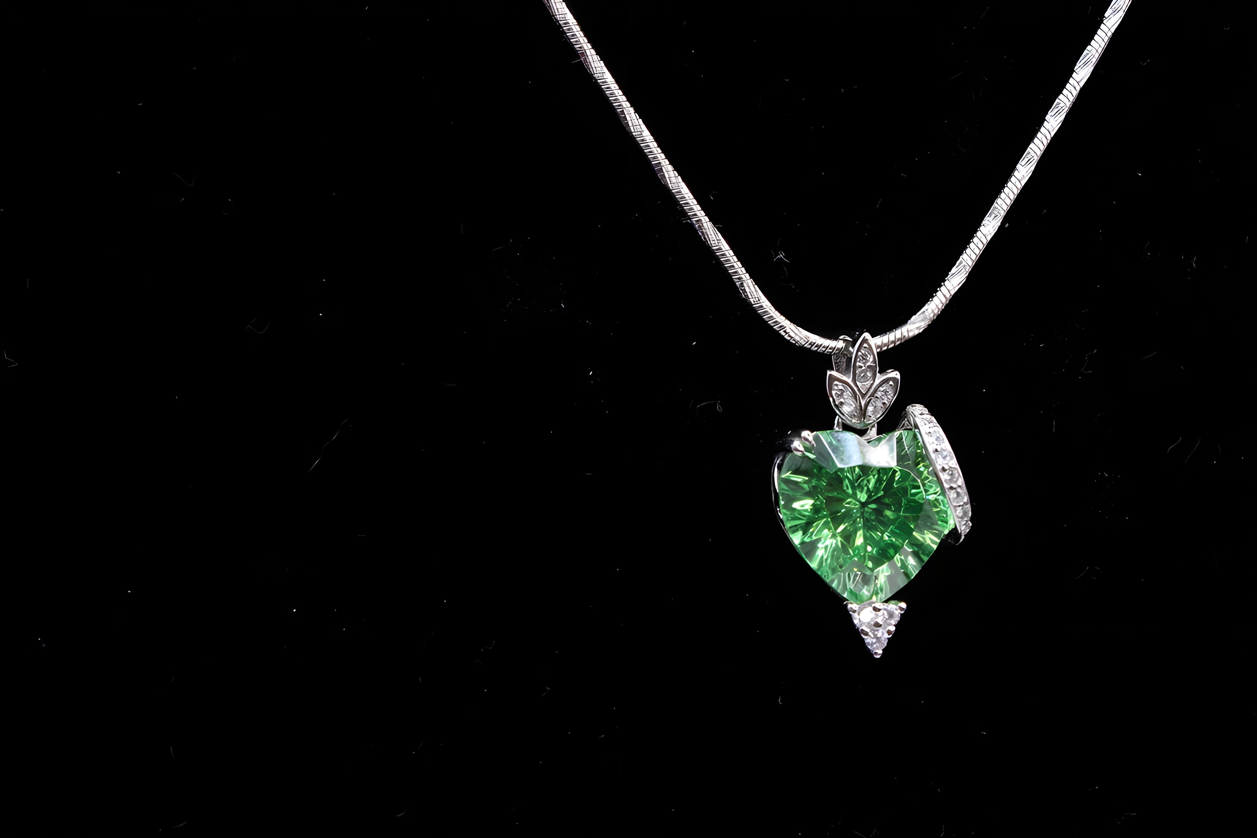Sterling Silver Enchanted Heart Pendant