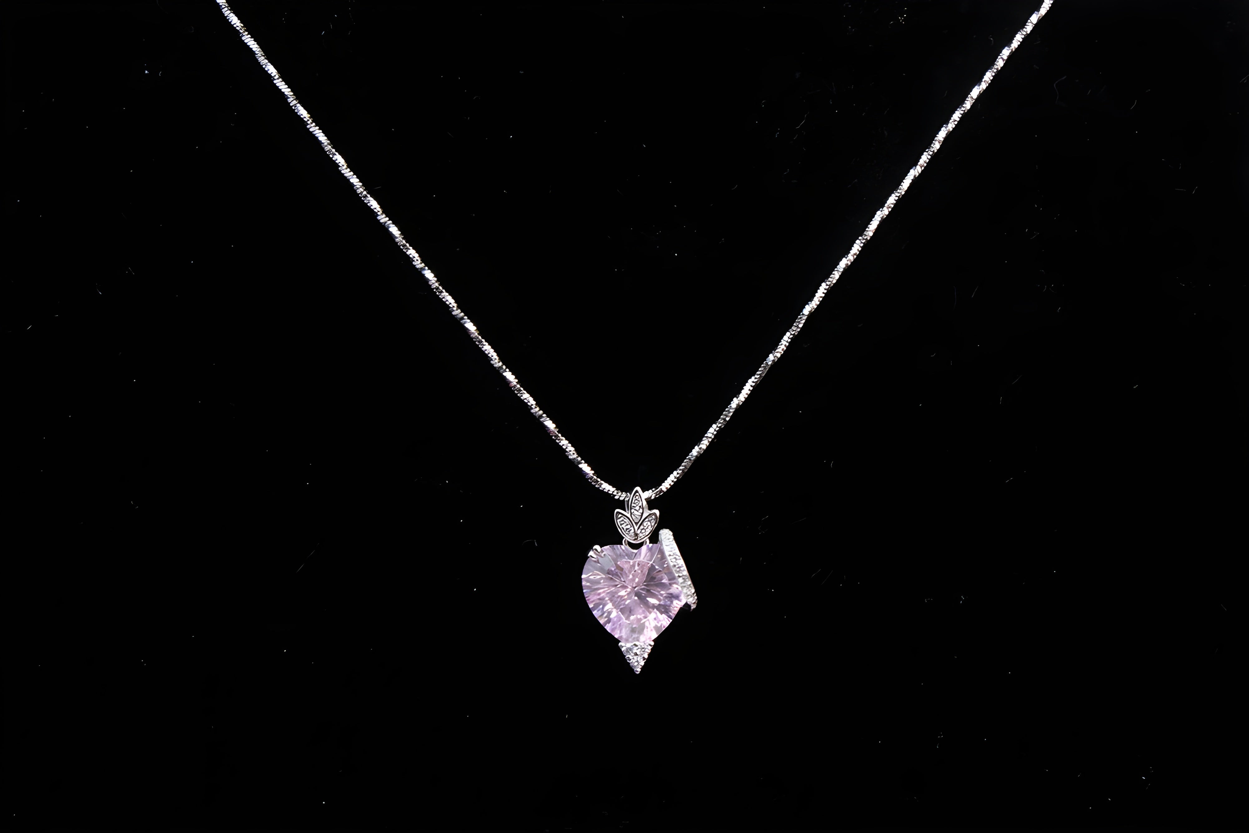 Sterling Silver Enchanted Heart Pendant