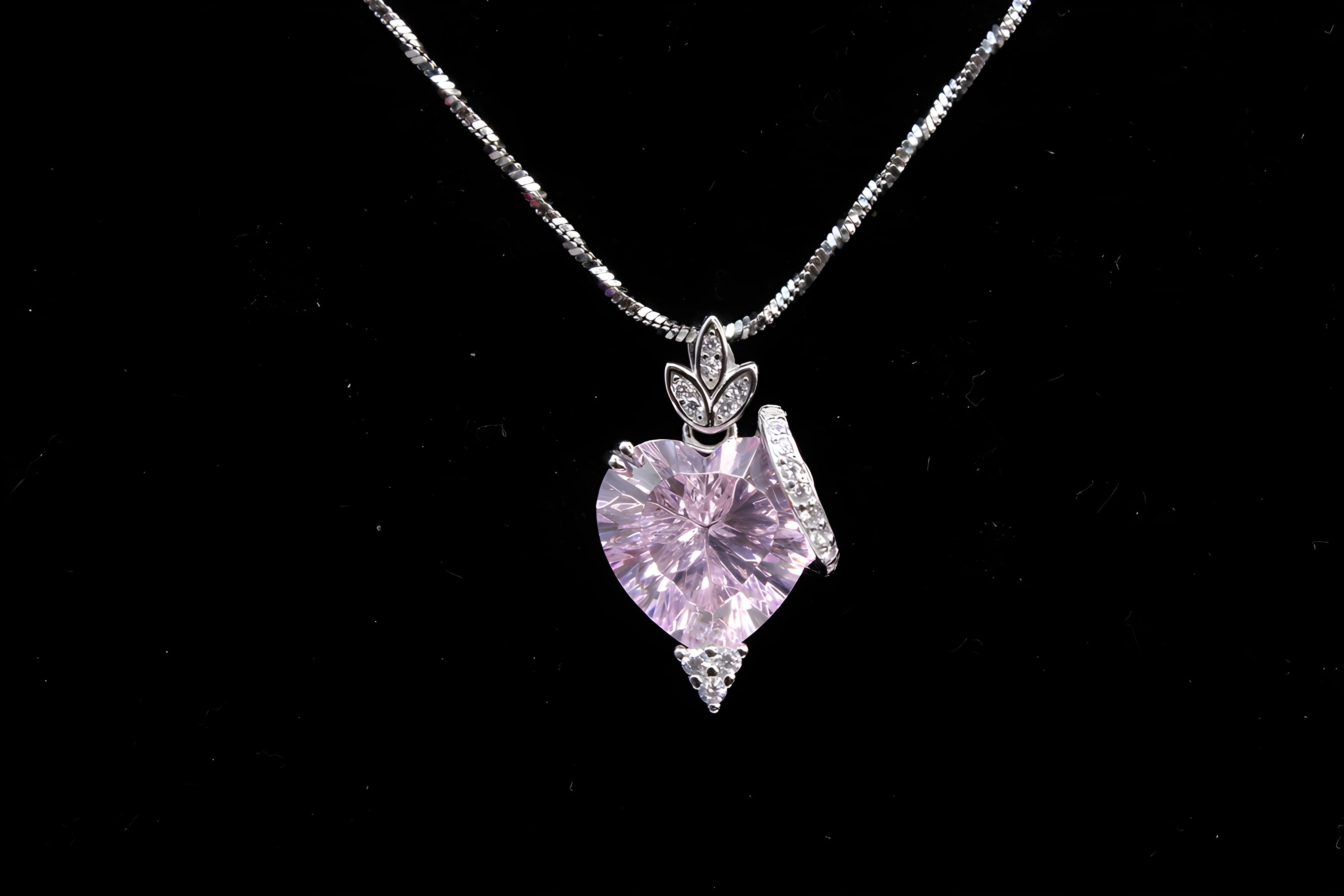 Sterling Silver Enchanted Heart Pendant